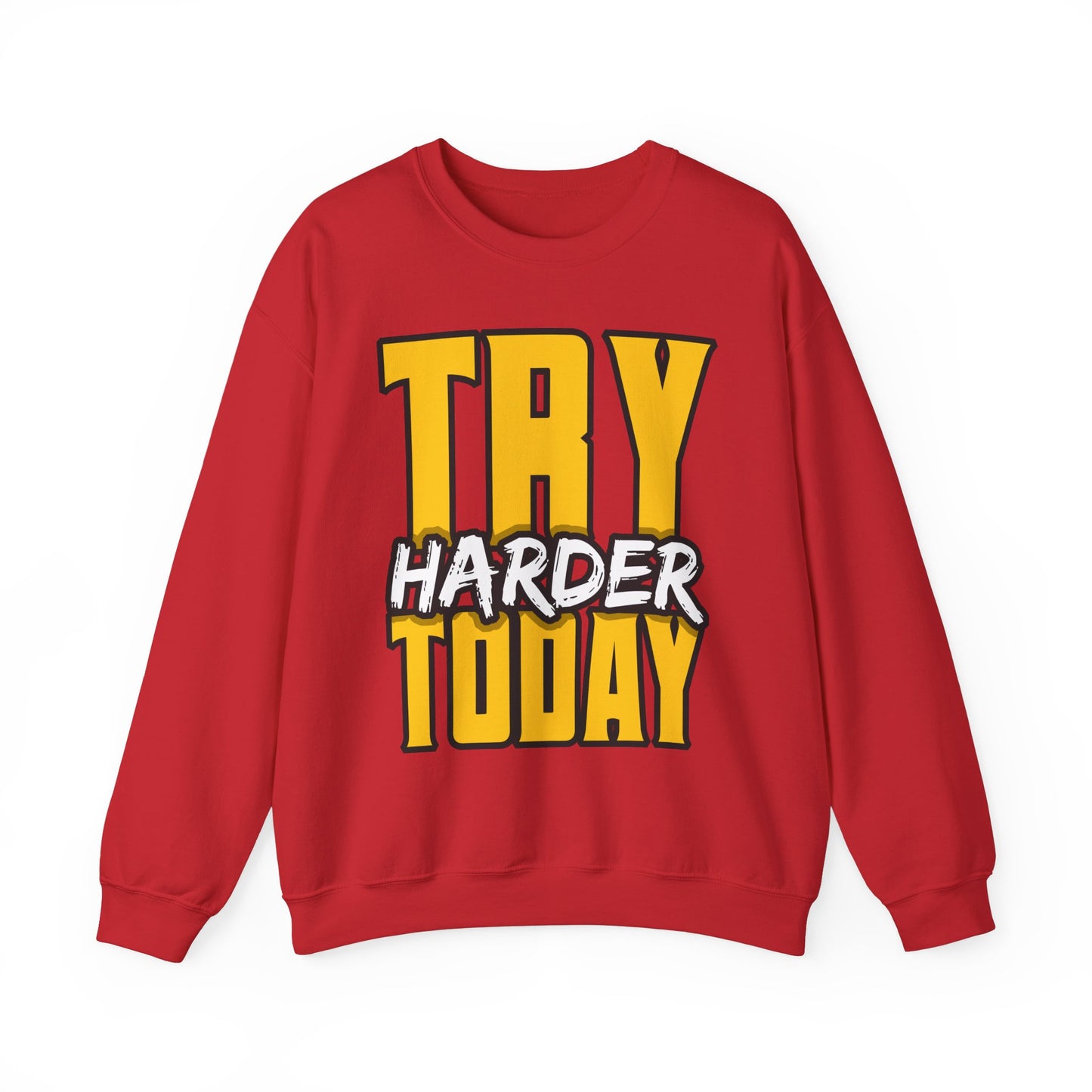 Try Harder Today Unisex Heavy Blend™ Crewneck Sweatshirt