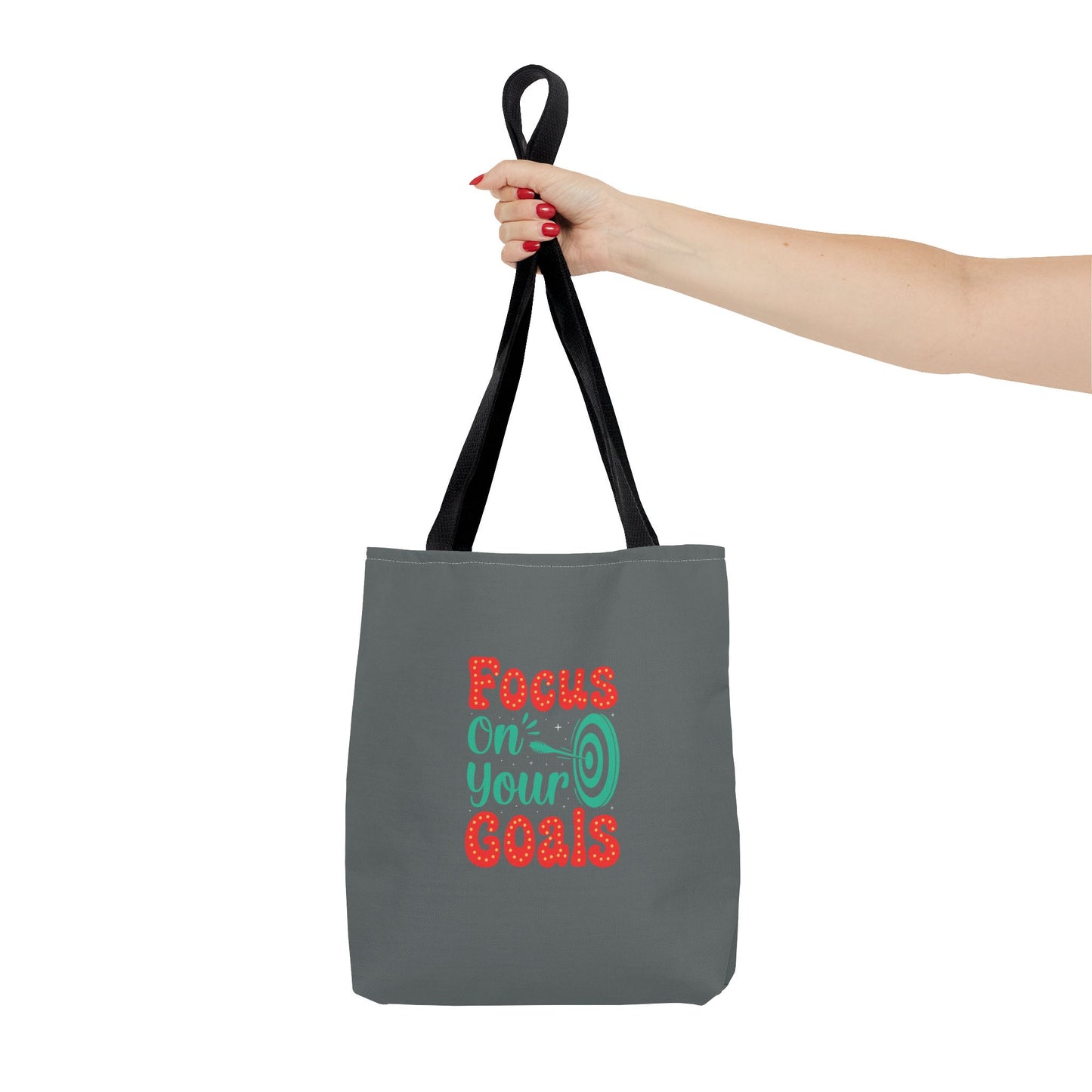 Focus On Your Goals Tote Bag (AOP)