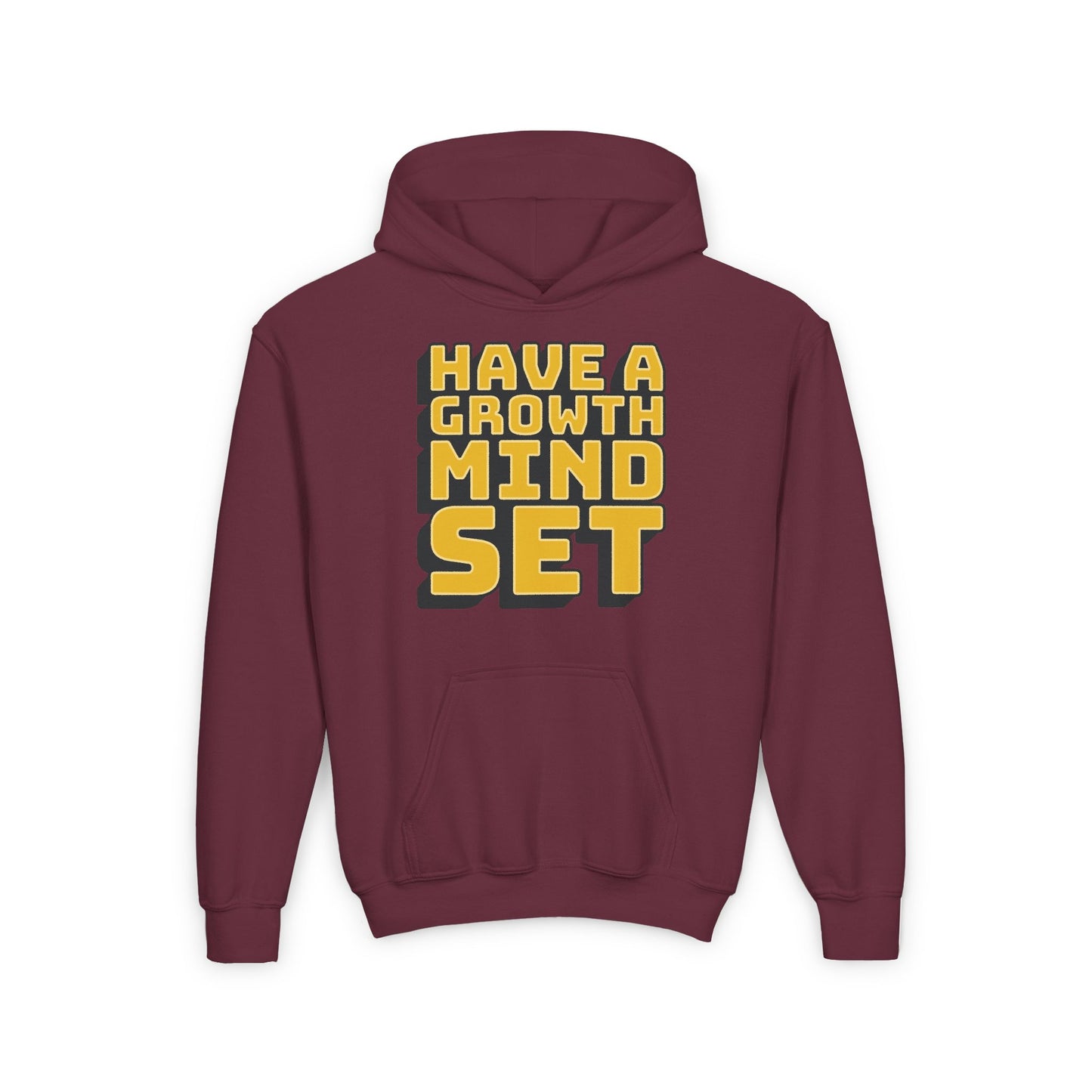 Have A Growth Mind Set Youth Heavy Blend Hooded Sweatshirt