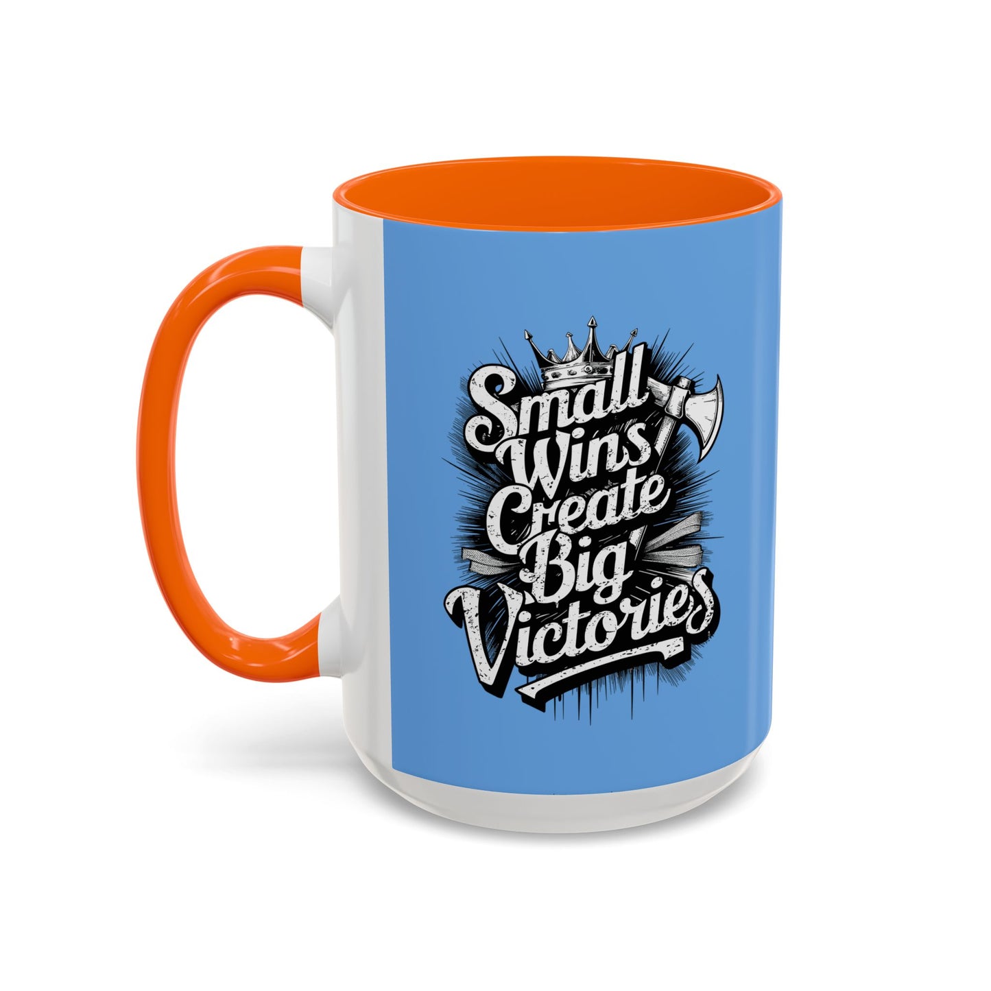 Small Wings Create Big Victories Accent Coffee Mug (11, 15oz)