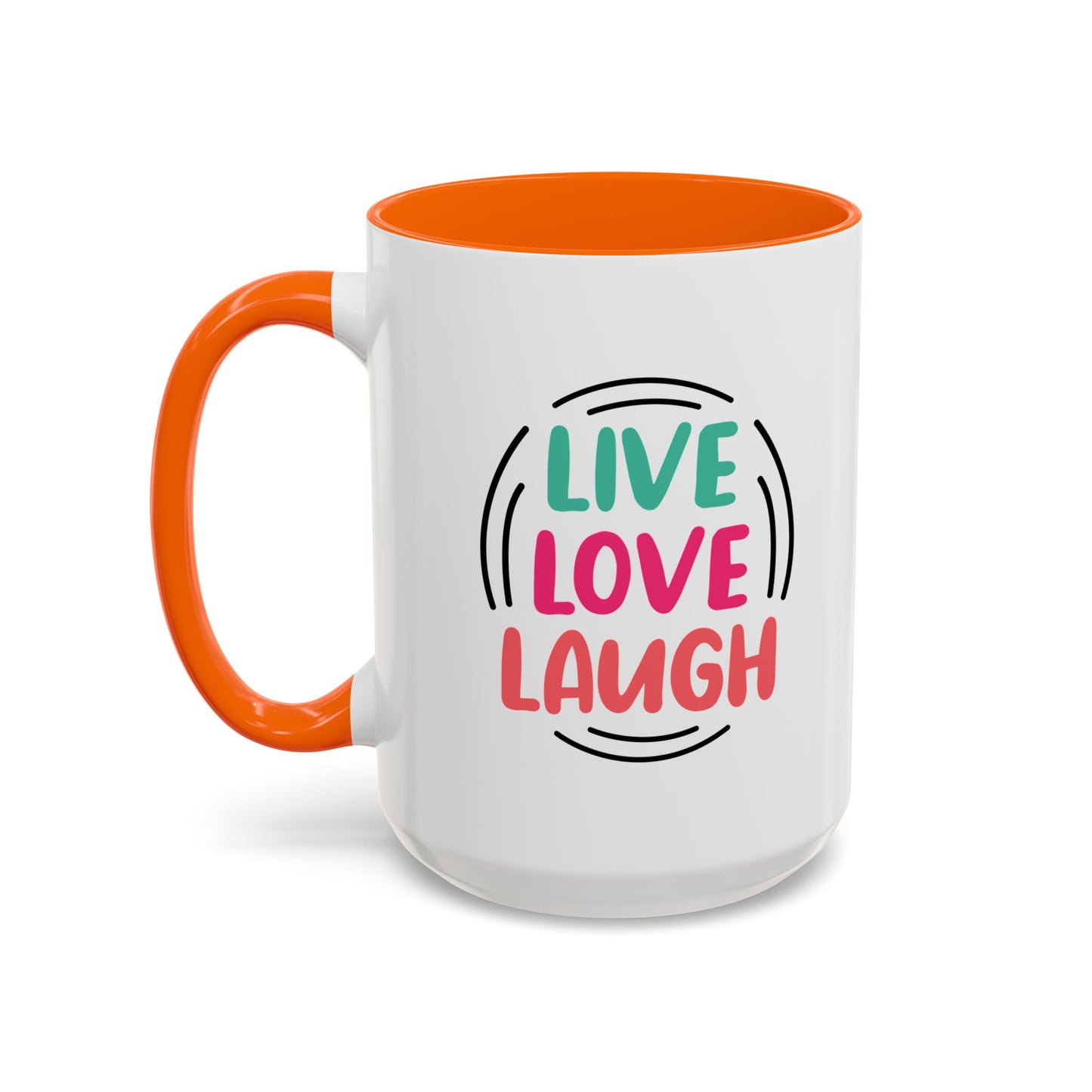 Live Love Laugh Accent Coffee Mug (11, 15oz)