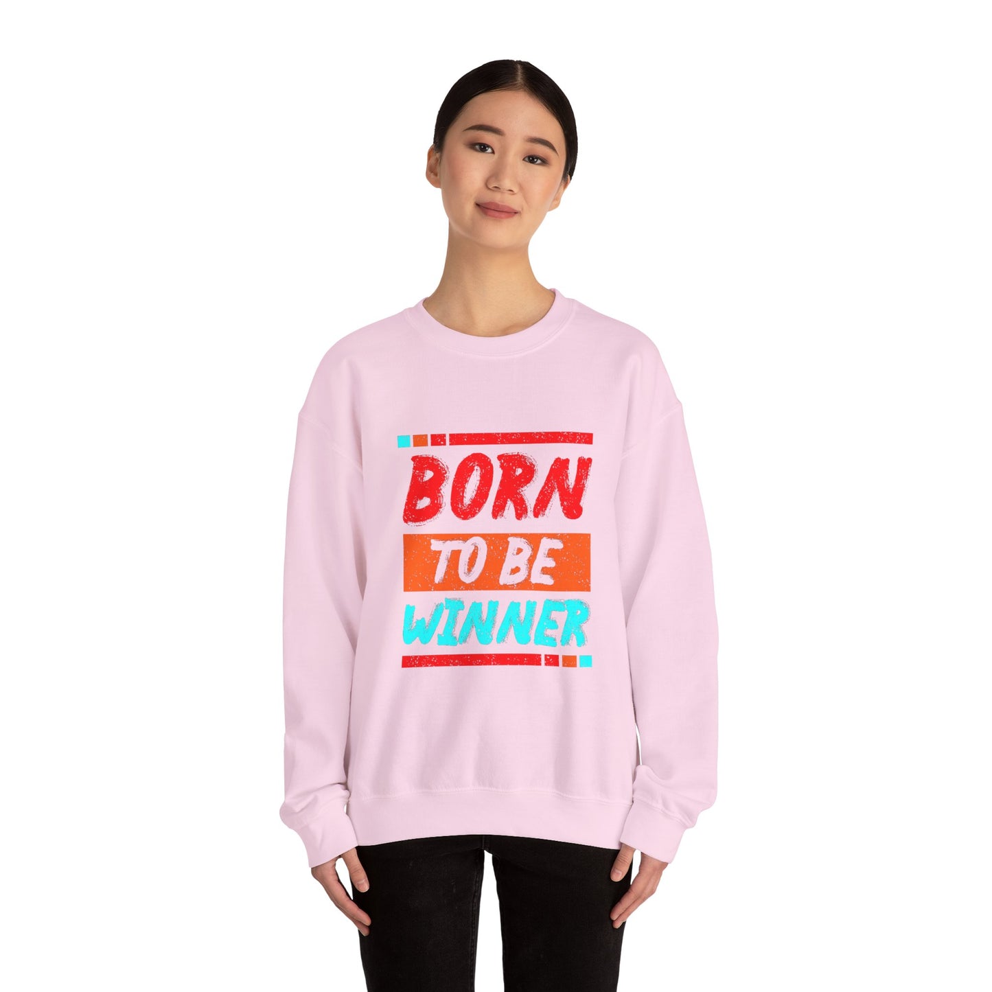 Born To Be Winner Unisex Heavy Blend™ Crewneck Sweatshirt