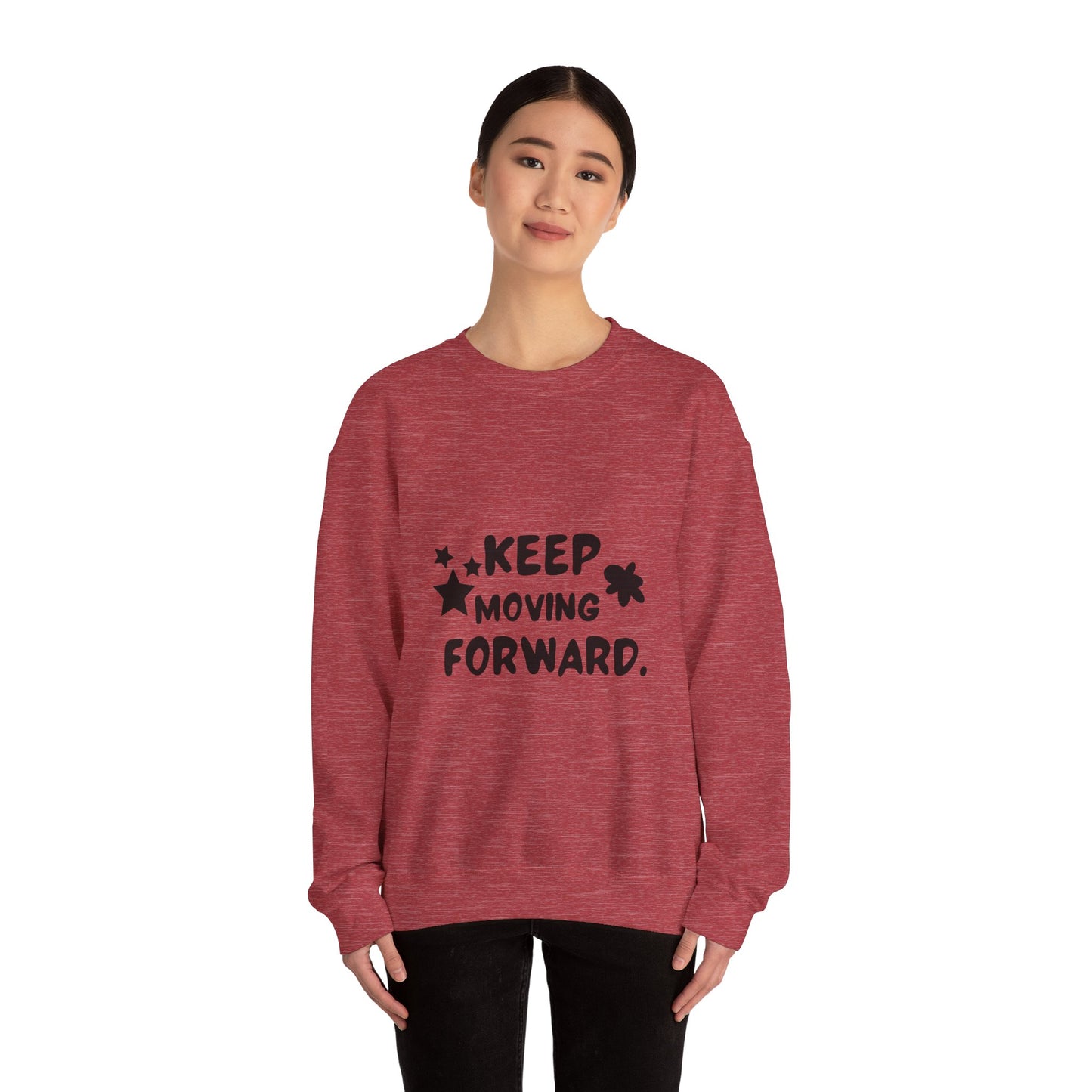 Keep Moving Forward Unisex Heavy Blend™ Crewneck Sweatshirt