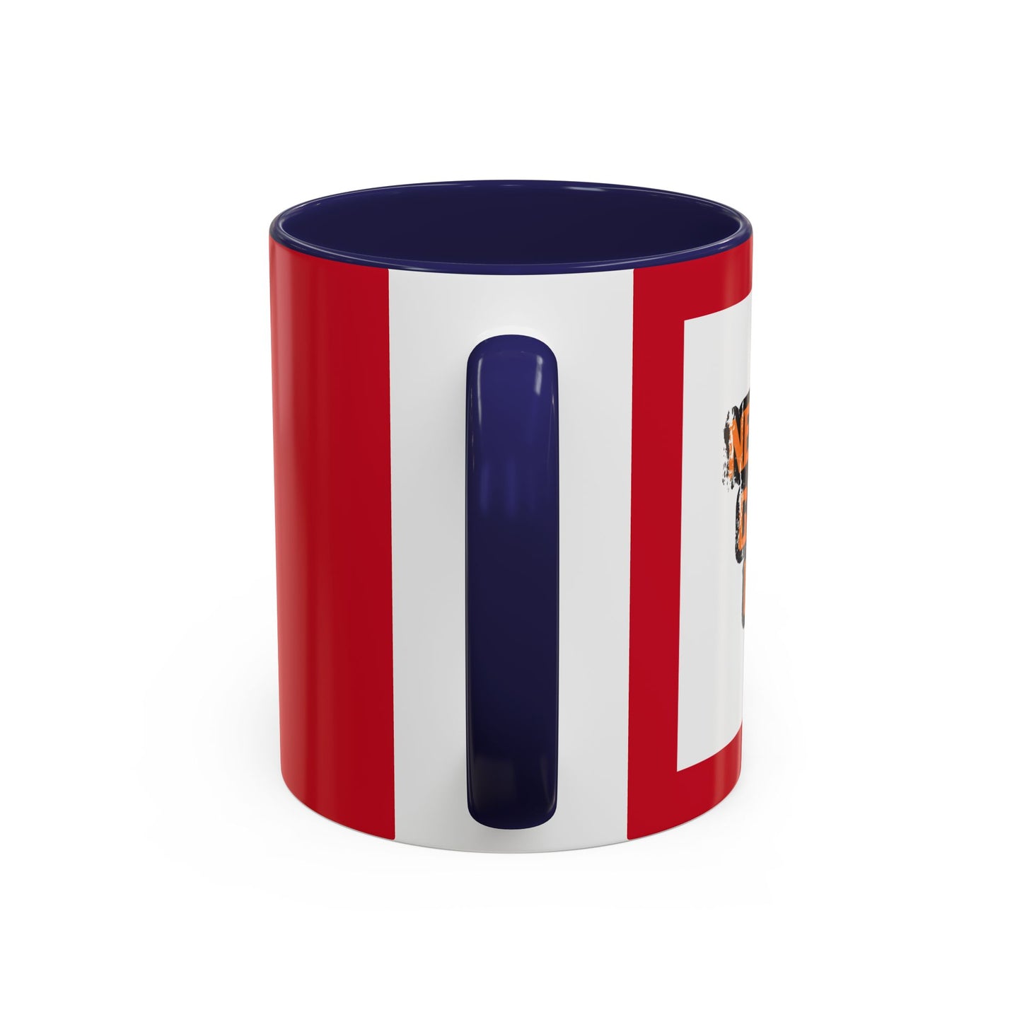 Never Give Up Accent Coffee Mug (11, 15oz)