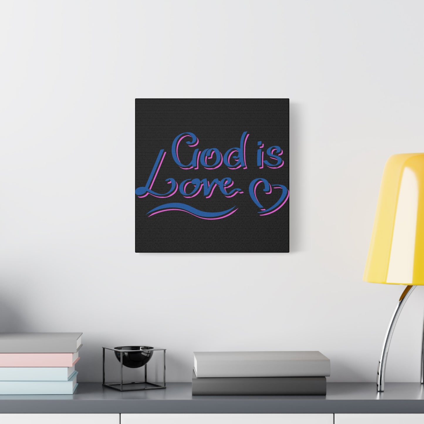 God Is Love Matte Canvas, Stretched, 1.25"