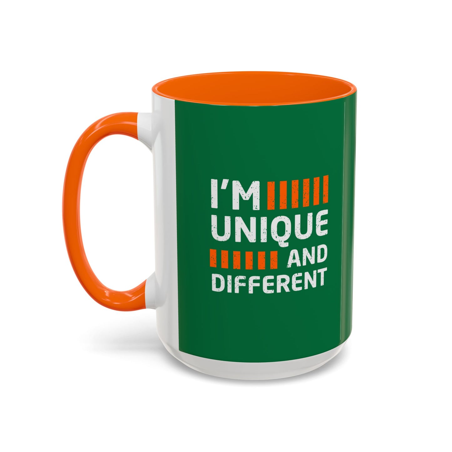 I'm Unique And Different Accent Coffee Mug (11, 15oz)
