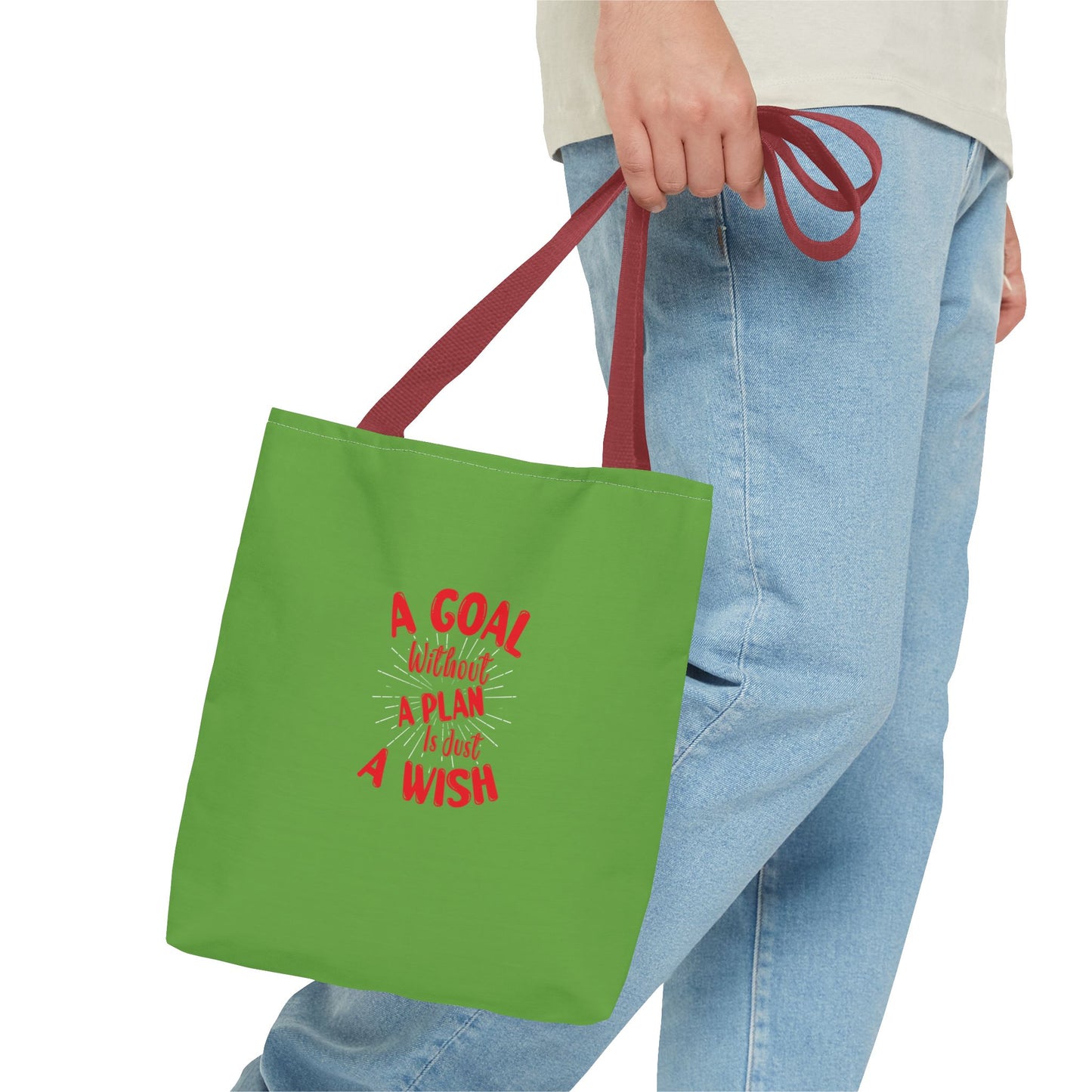 A Goal Without A Plan Is Just A Wish Tote Bag (AOP)