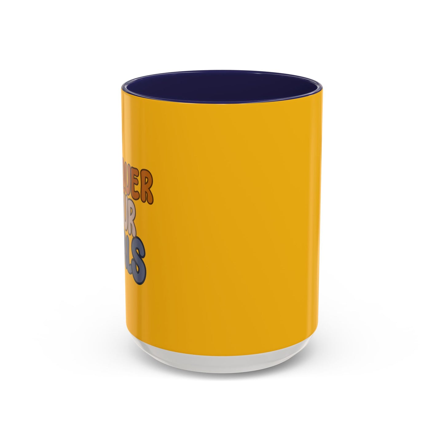 Conquer Your Goals Accent Coffee Mug (11, 15oz)