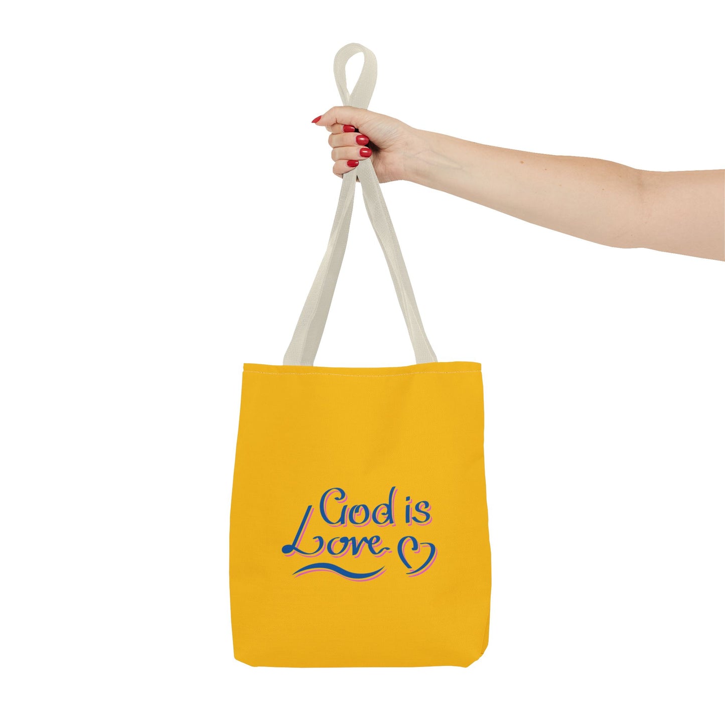 God Is Love Tote Bag (AOP)