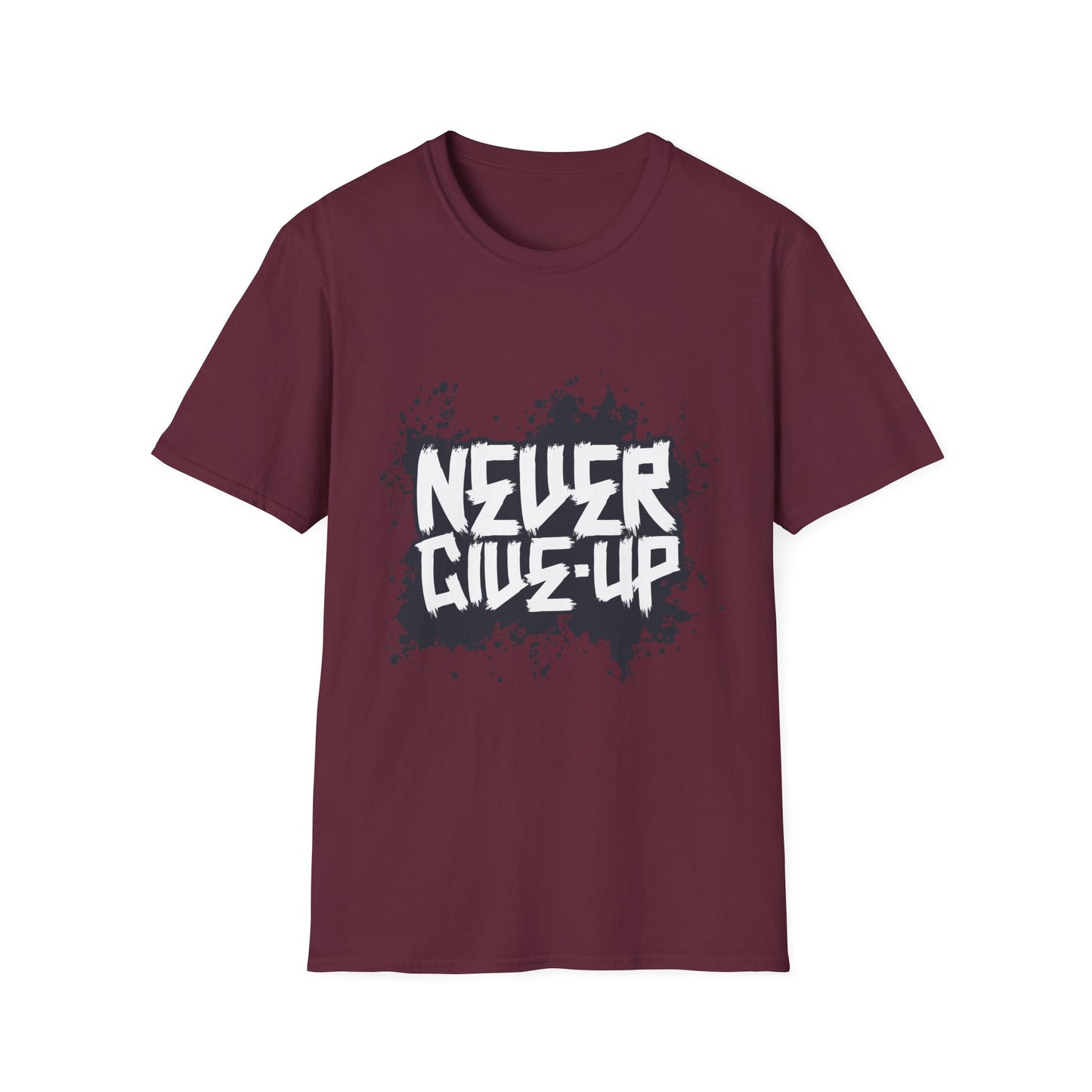 Never Give Up Unisex Softstyle T-Shirt