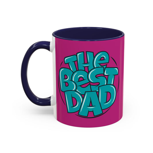 The Best Dad Accent Coffee Mug (11, 15oz)