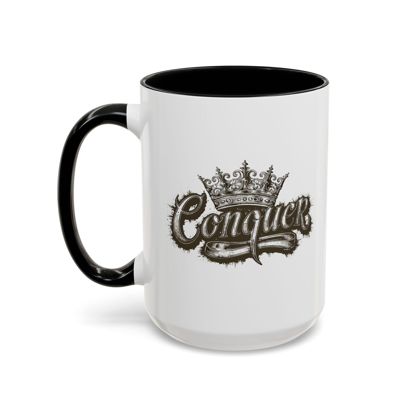 Conquer Accent Coffee Mug (11, 15oz)