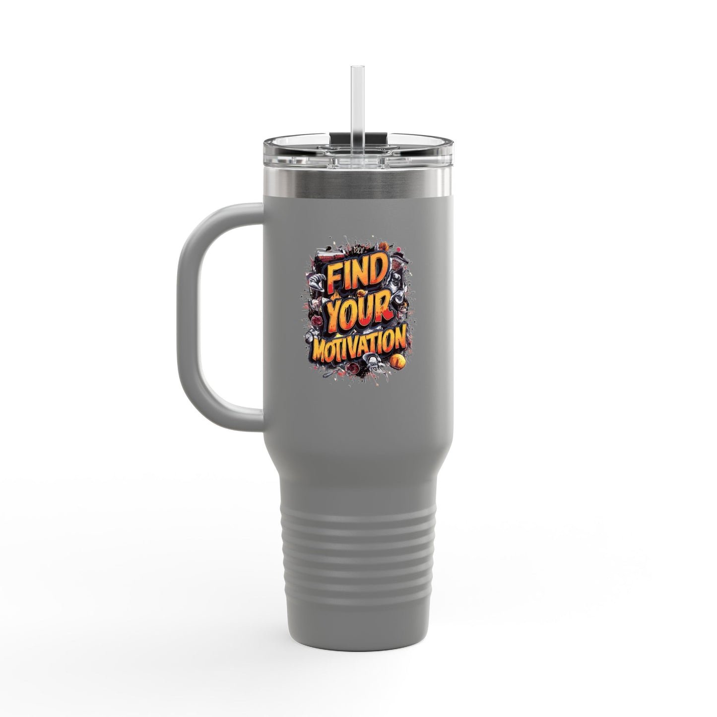 Find Your Motivation Insulated Travel Mug, 40oz