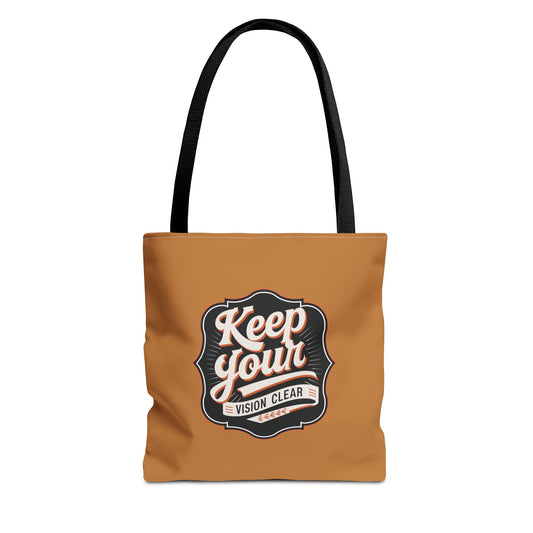 Keep Your Vision Clear Tote Bag (AOP)