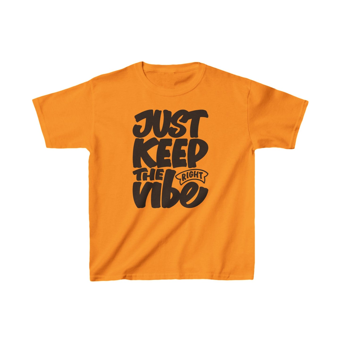 Just Keep The Right Vibe Kids Heavy Cotton™ Tee