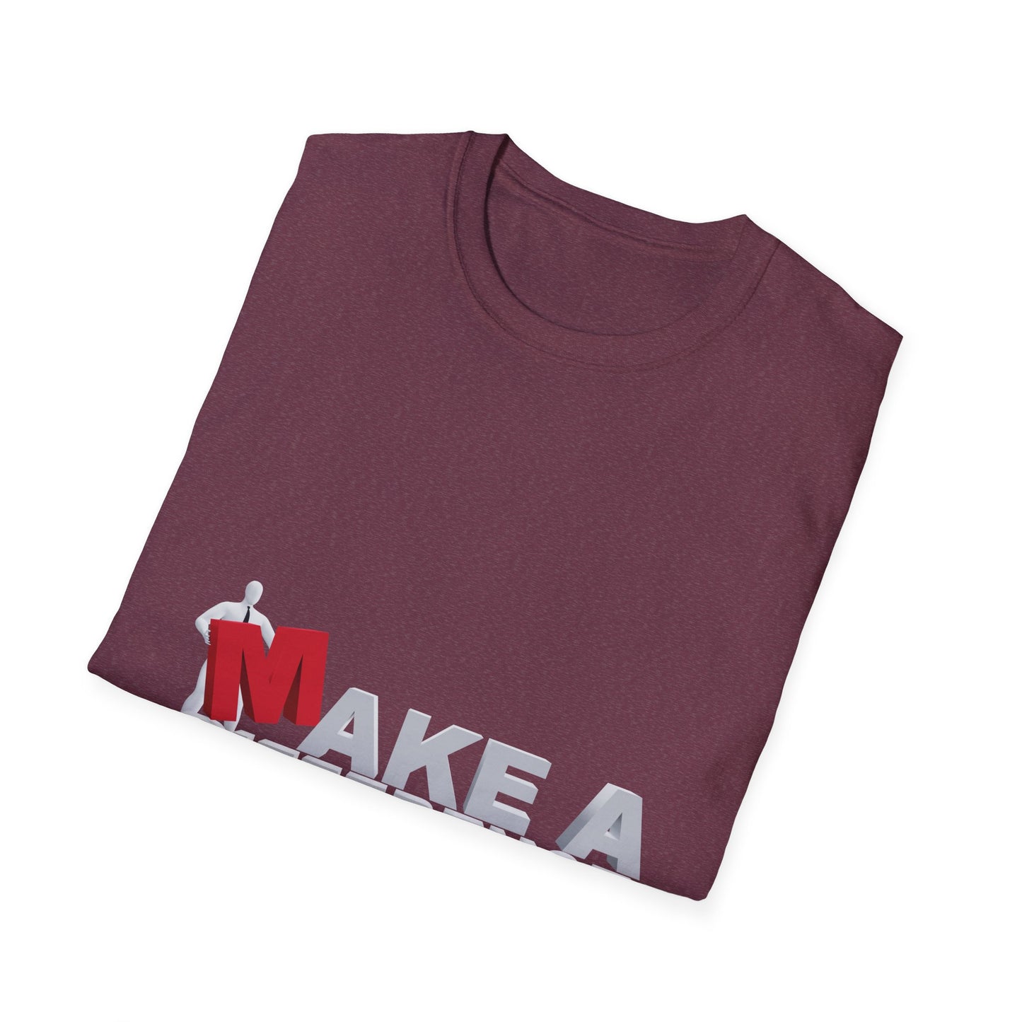 Make A Difference  Unisex Softstyle T-Shirt