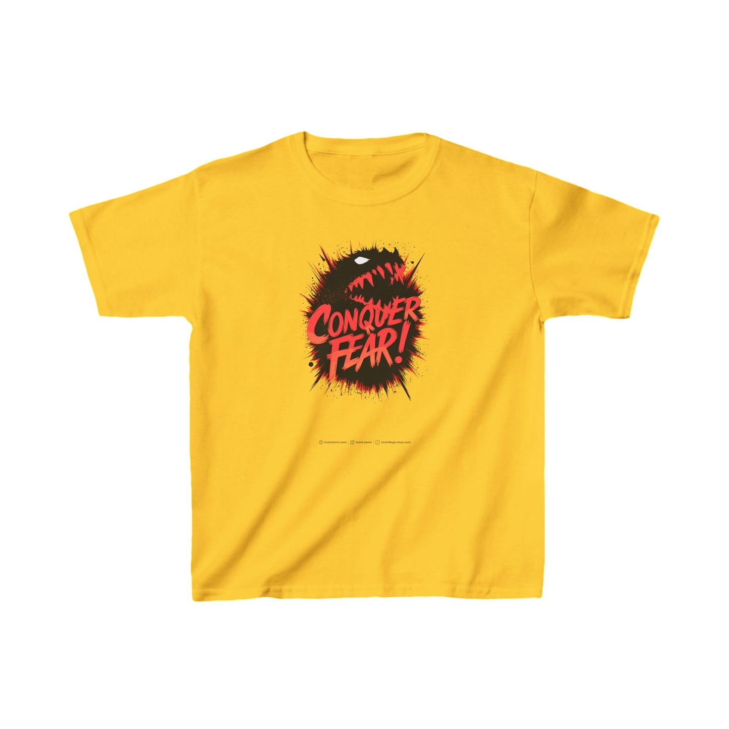 Conquer Fear! Kids Heavy Cotton™ Tee