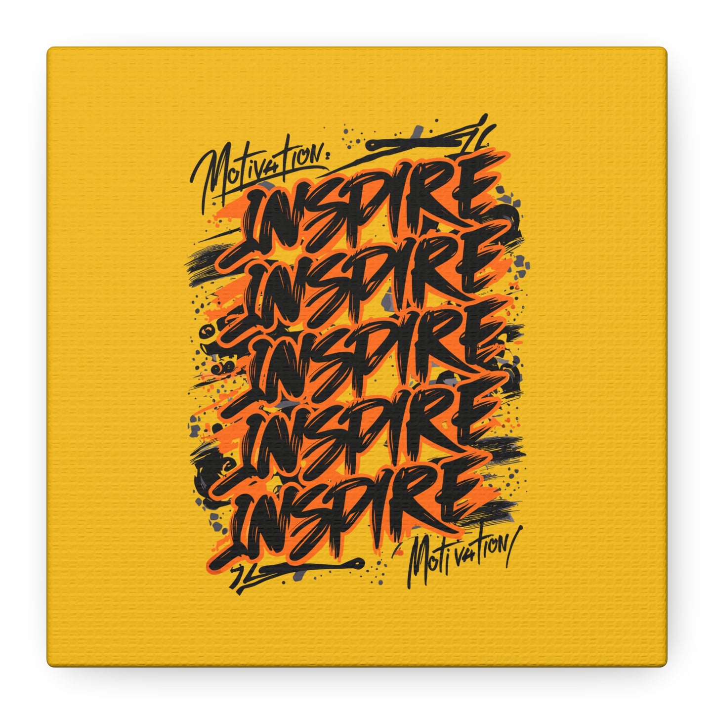 Motivation Inspire Motivation Matte Canvas, Stretched, 1.25"
