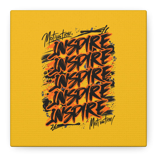 Motivation Inspire Motivation Matte Canvas, Stretched, 1.25"