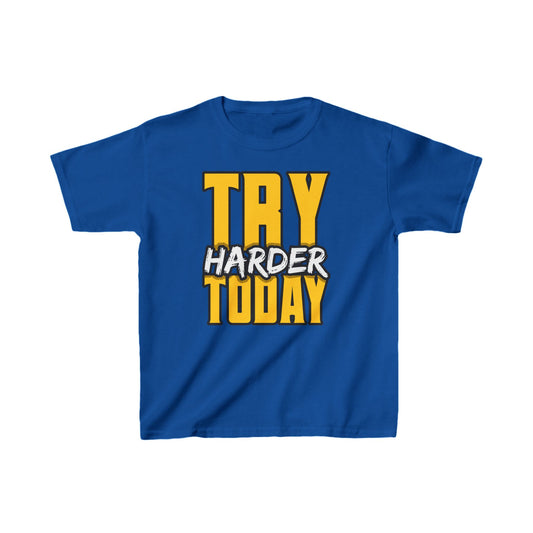 Try Harder Today Kids Heavy Cotton™ Tee