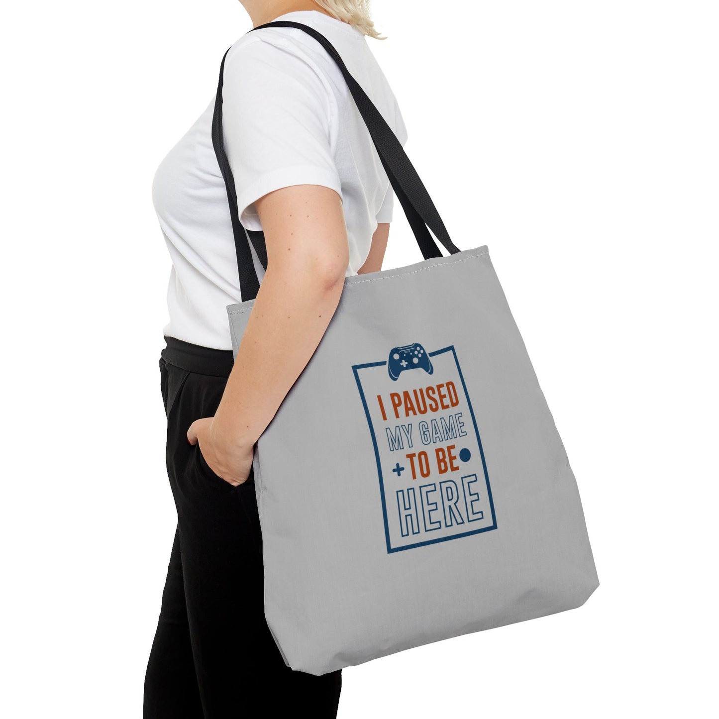 I Pushed My Game To Be Here Tote Bag (AOP)