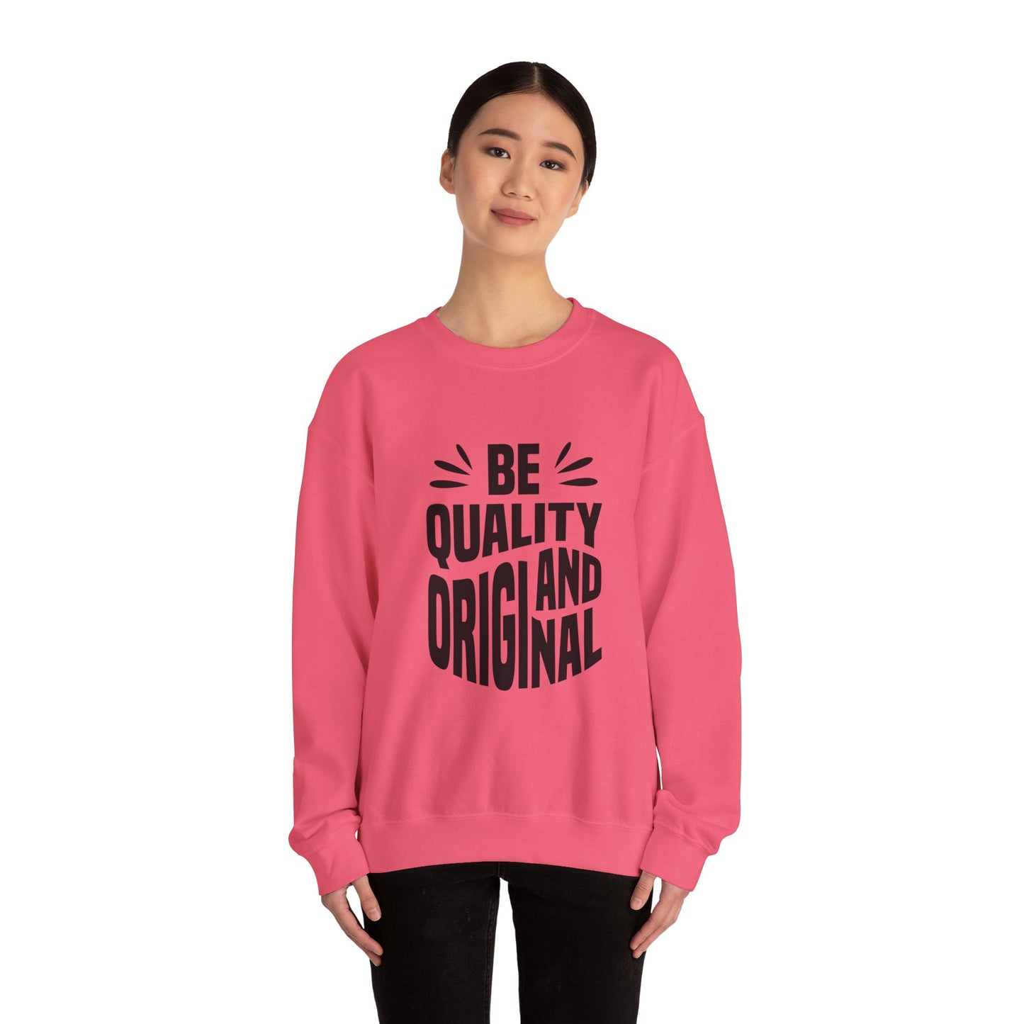 Be Quality And Original Unisex Heavy Blend™ Crewneck Sweatshirt