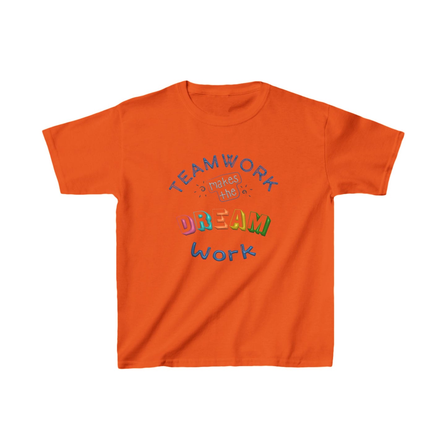 Team Work Makes The Dream Work Kids Heavy Cotton™ Tee