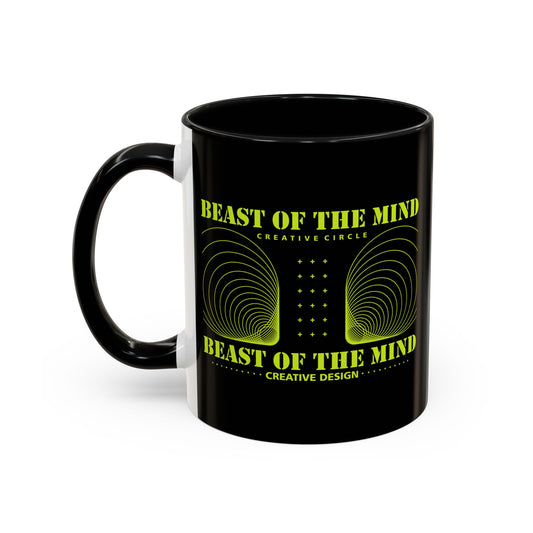 Beast Of The Mind Creative Circle Accent Coffee Mug (11, 15oz)