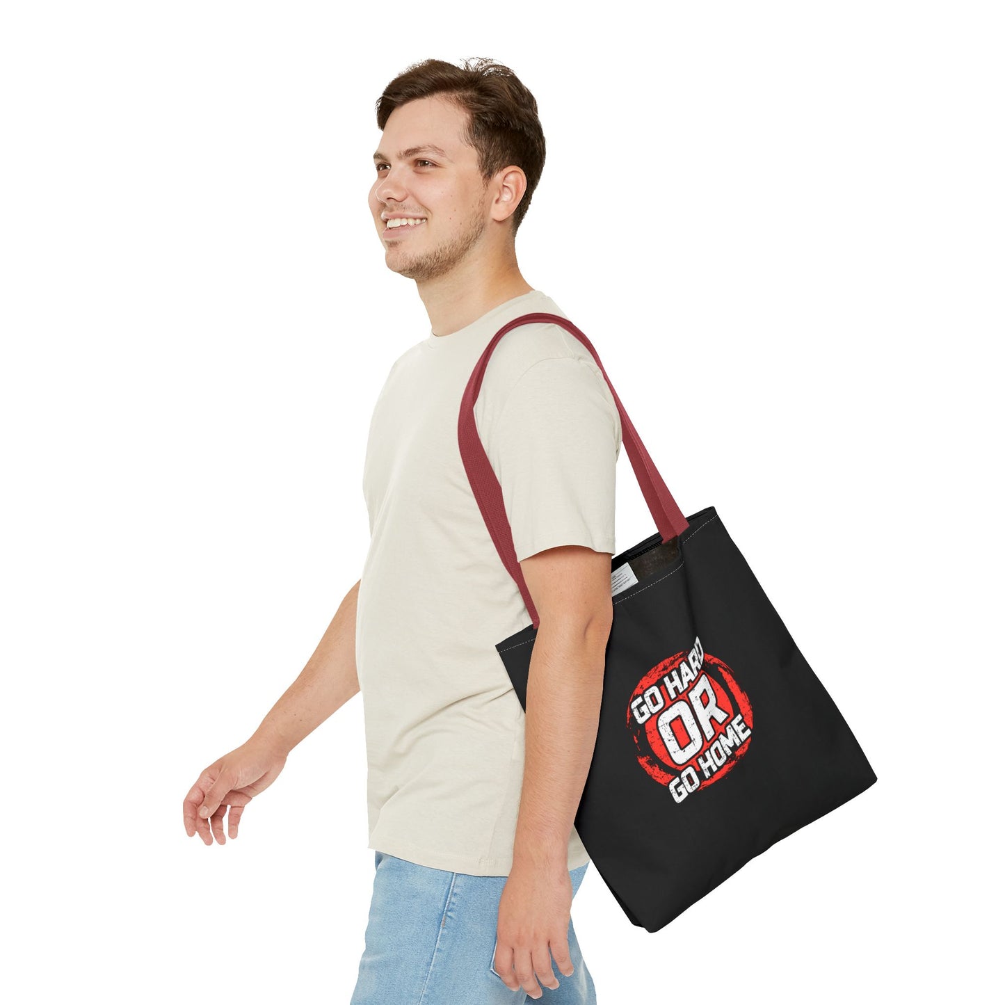Go Hard Or Go Home Tote Bag (AOP)