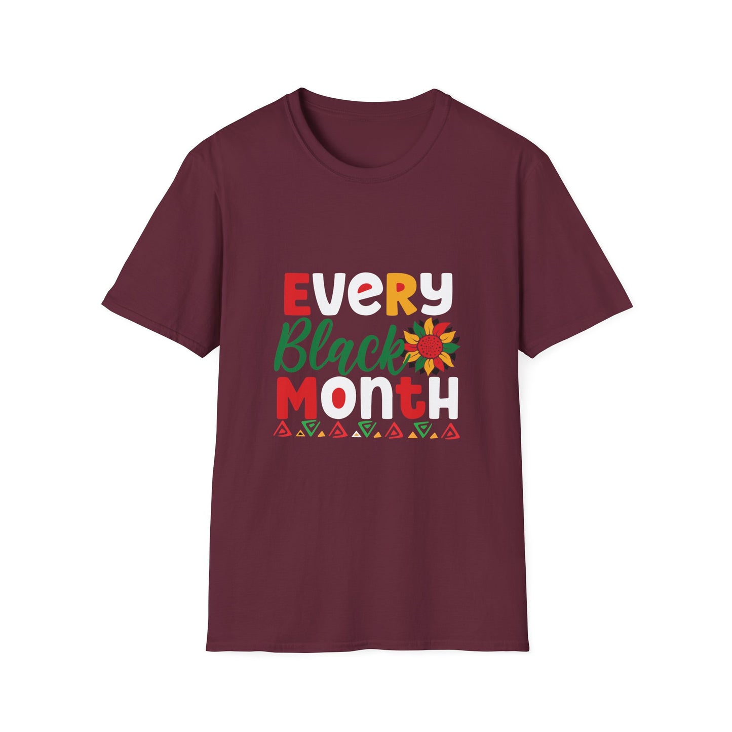 Every Black Month Unisex Softstyle T-Shirt