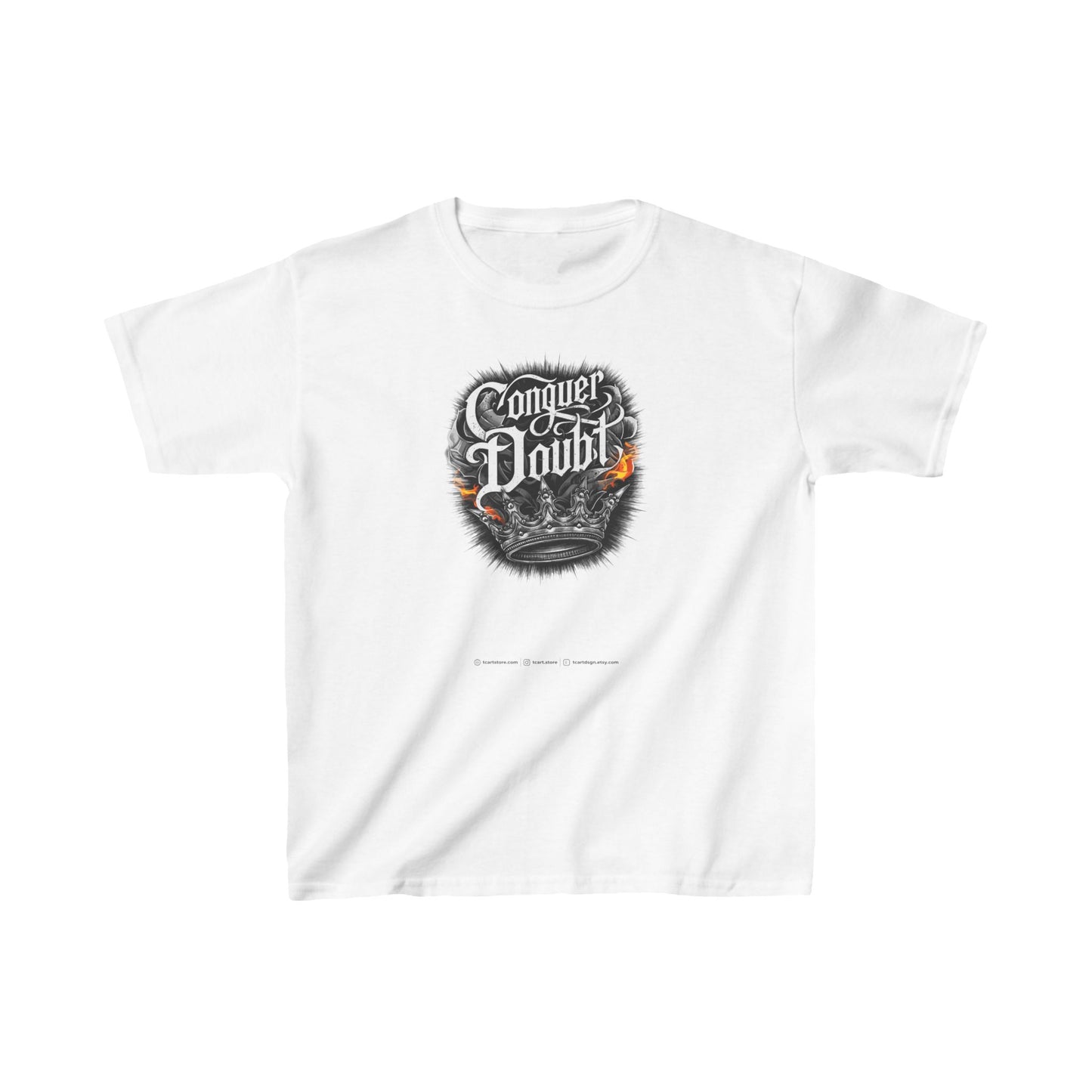 Conquer Doubt Kids Heavy Cotton™ Tee