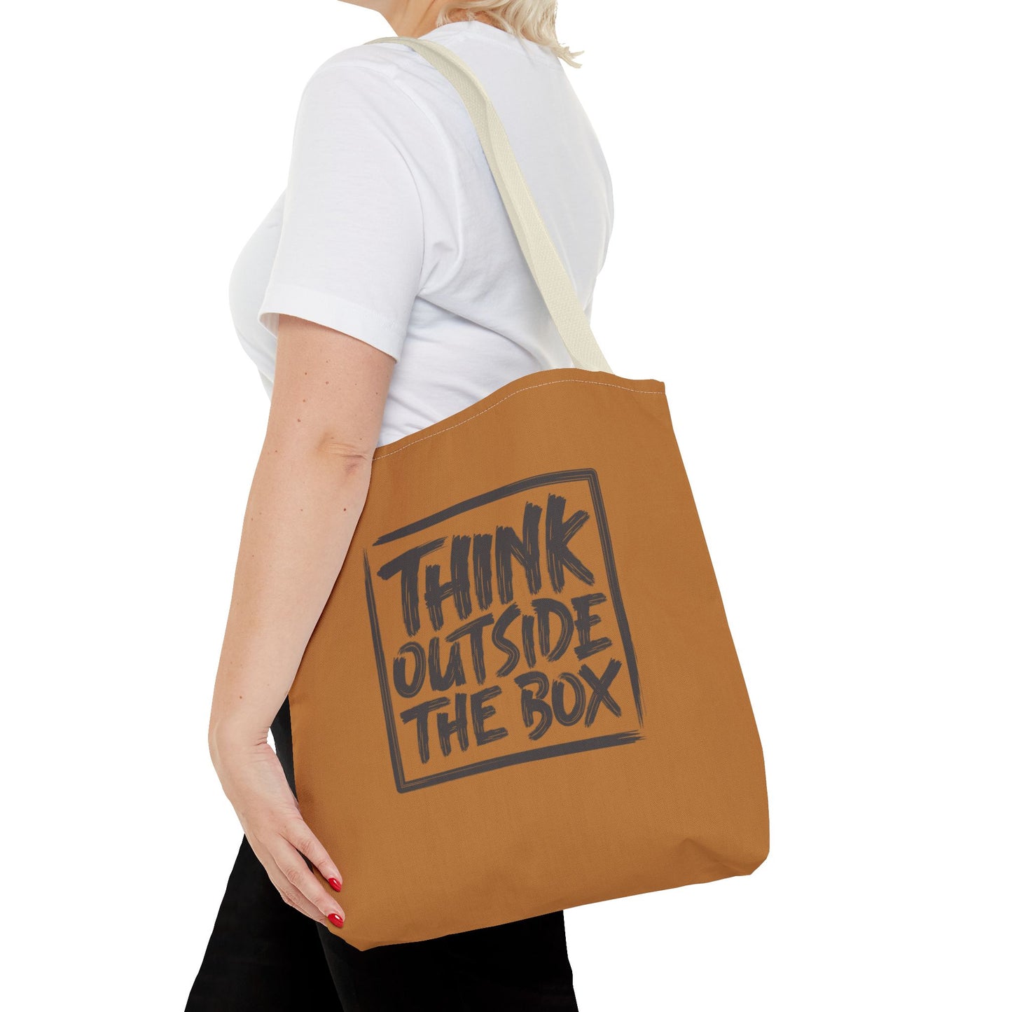 Think Outside The Box Tote Bag (AOP)
