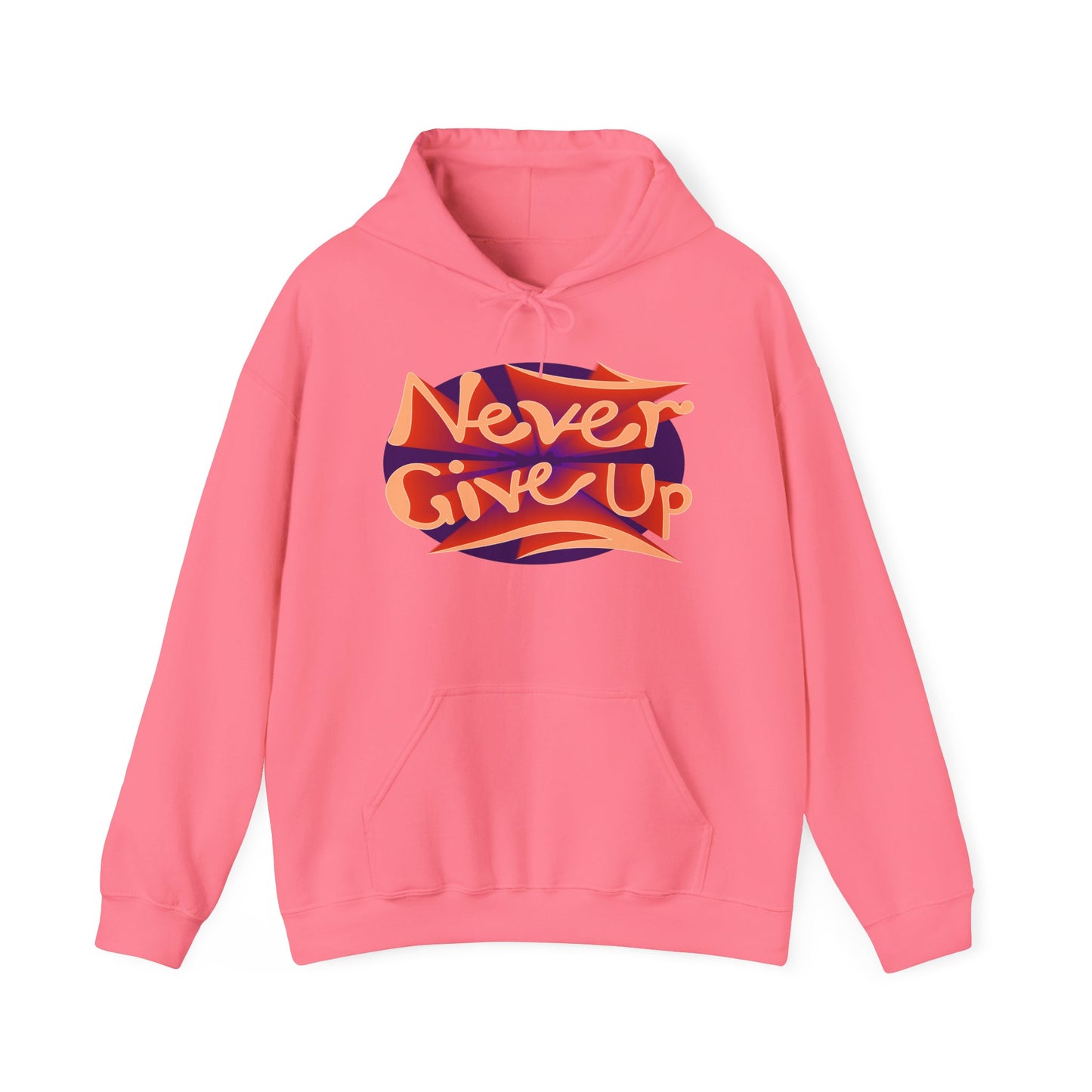 Never Give Up Unisex Heavy Blend™ Hooded Sweatshirt