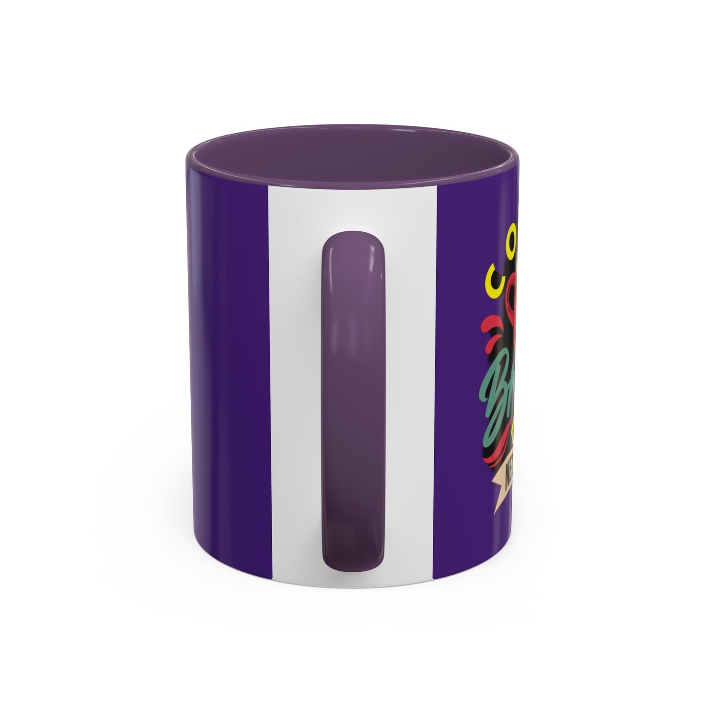 Coffee Breaks Are Necessary Accent Coffee Mug (11, 15oz)