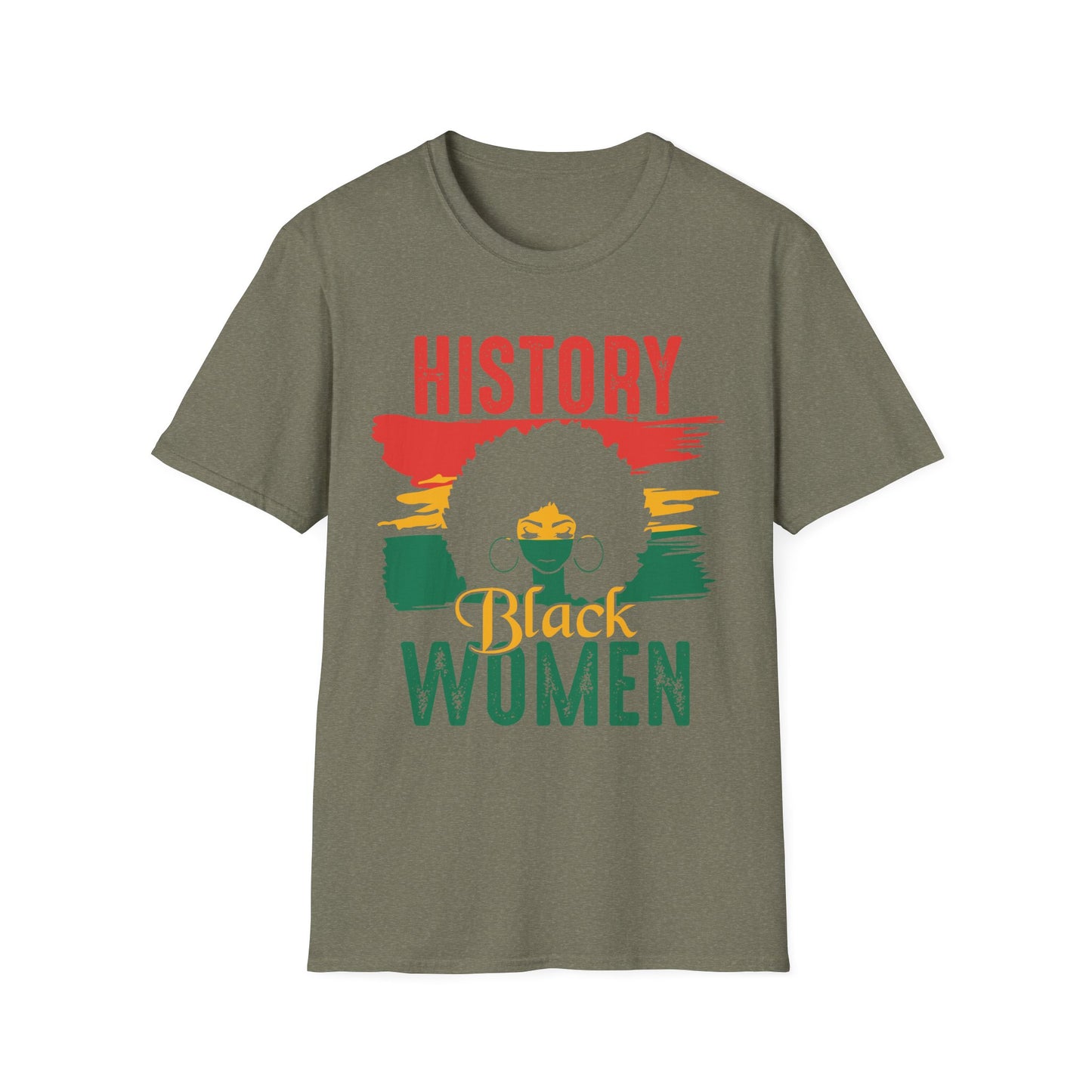History Black Women Unisex Softstyle T-Shirt