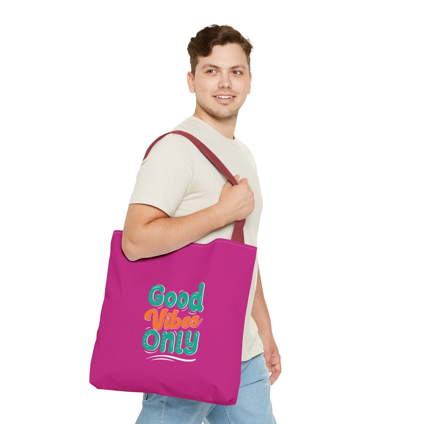 Good Vides Only Tote Bag (AOP)