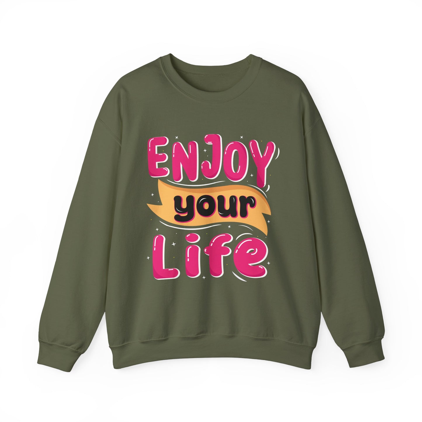 Enjoy Your Life Unisex Heavy Blend™ Crewneck Sweatshirt