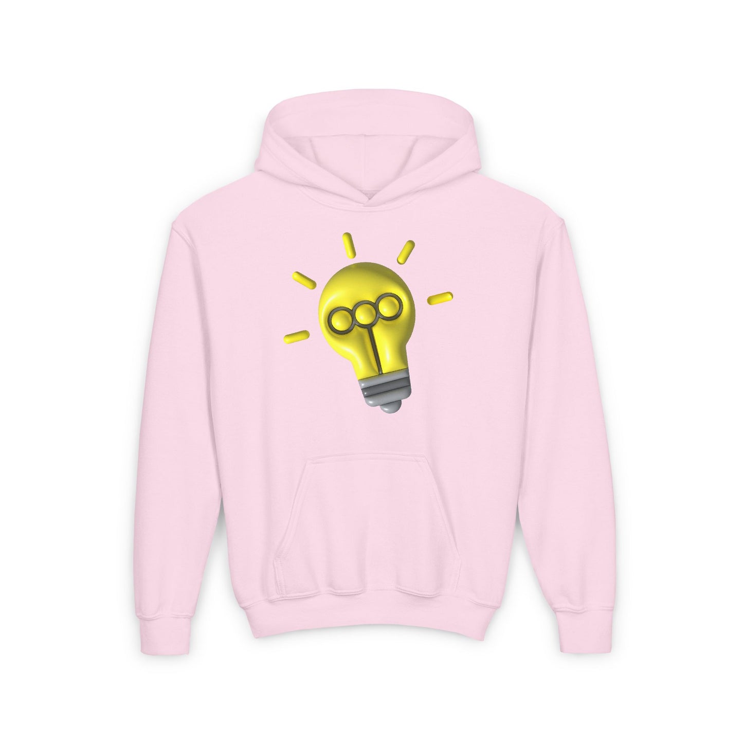 Light Bulb Youth Heavy Blend Hooded Sweatshirt