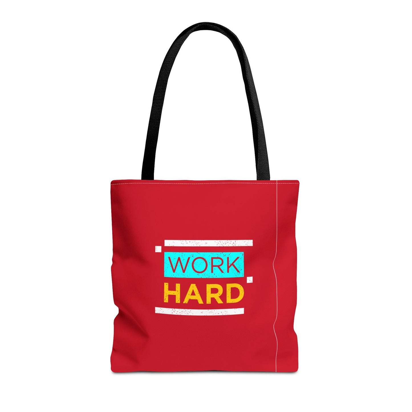 Work Hard Tote Bag (AOP)