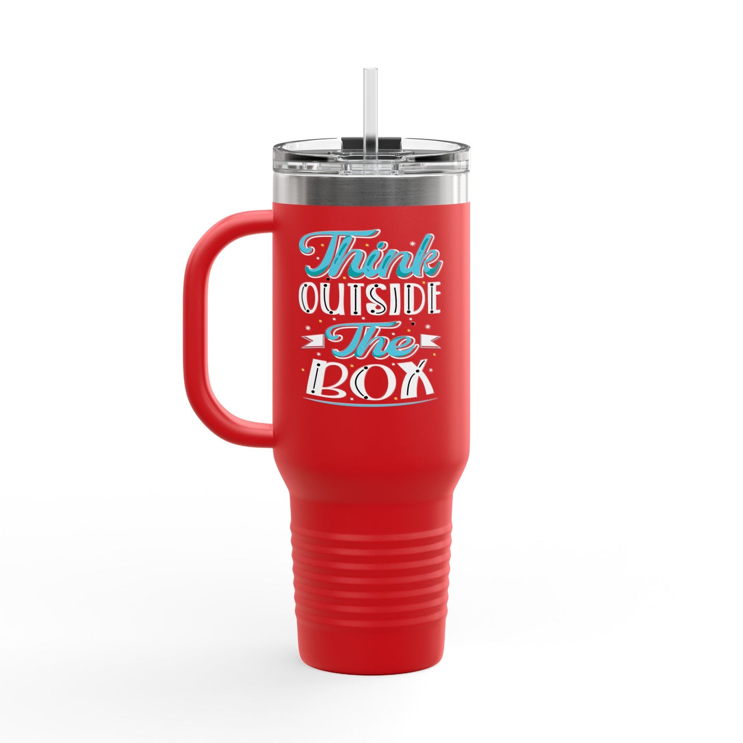 Think Outside The Box Insulated Travel Mug, 40oz