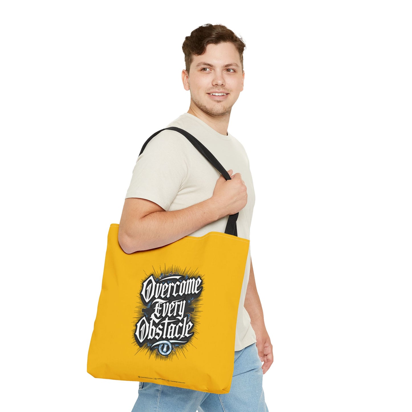 Overcome Every Obstacle Tote Bag (AOP)
