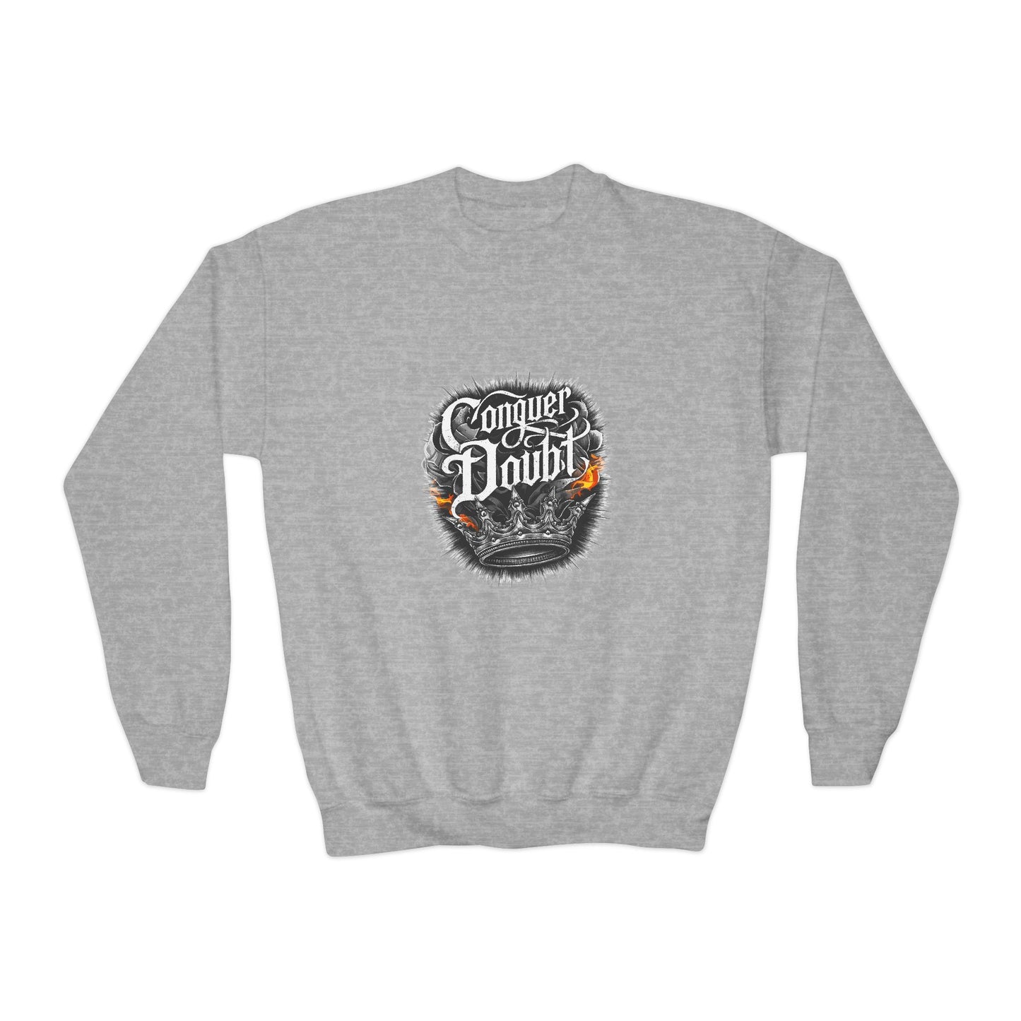 Conquer Doubt Youth Crewneck Sweatshirt
