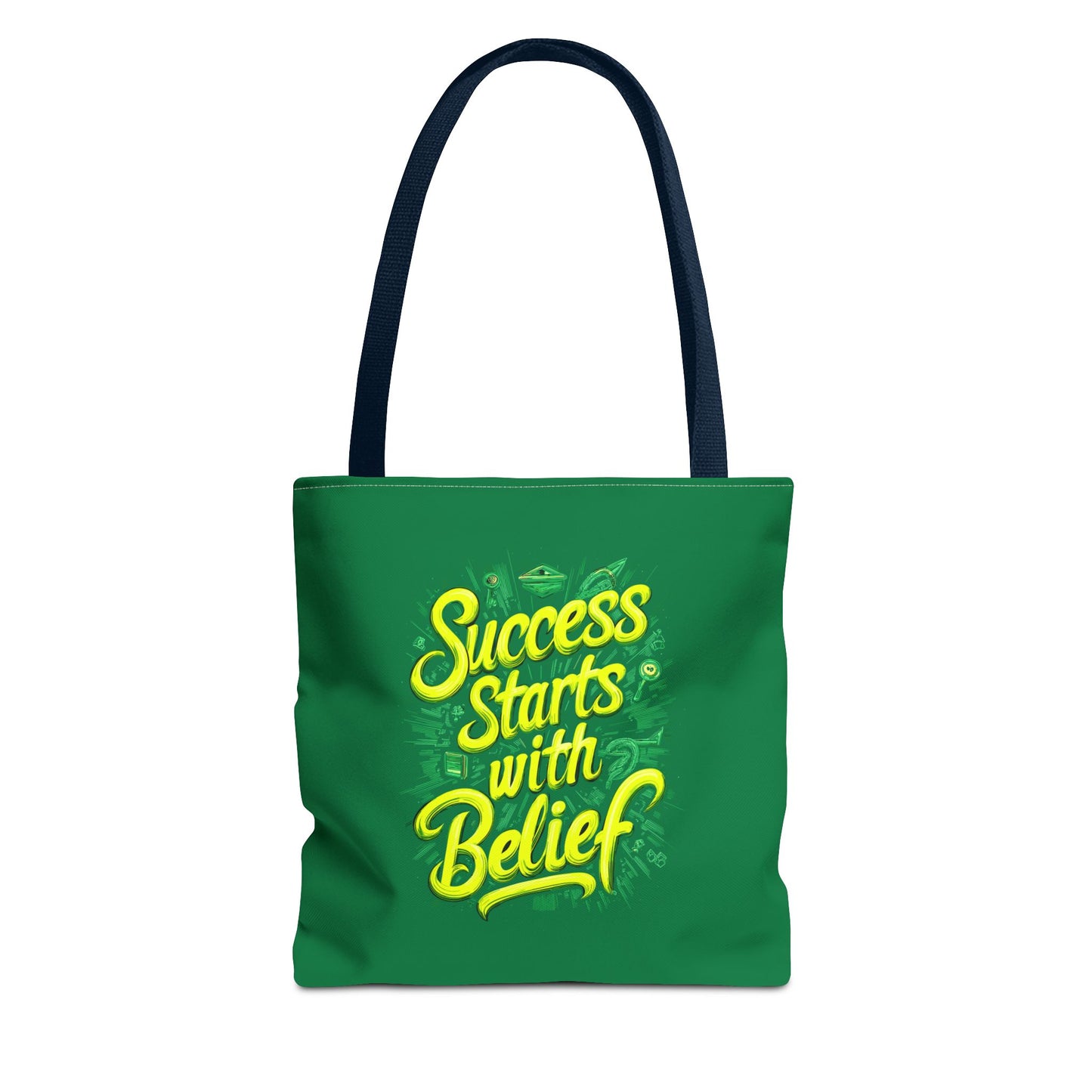 Success Starts With Belief Tote Bag (AOP)