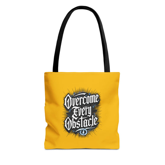 Overcome Every Obstacle Tote Bag (AOP)