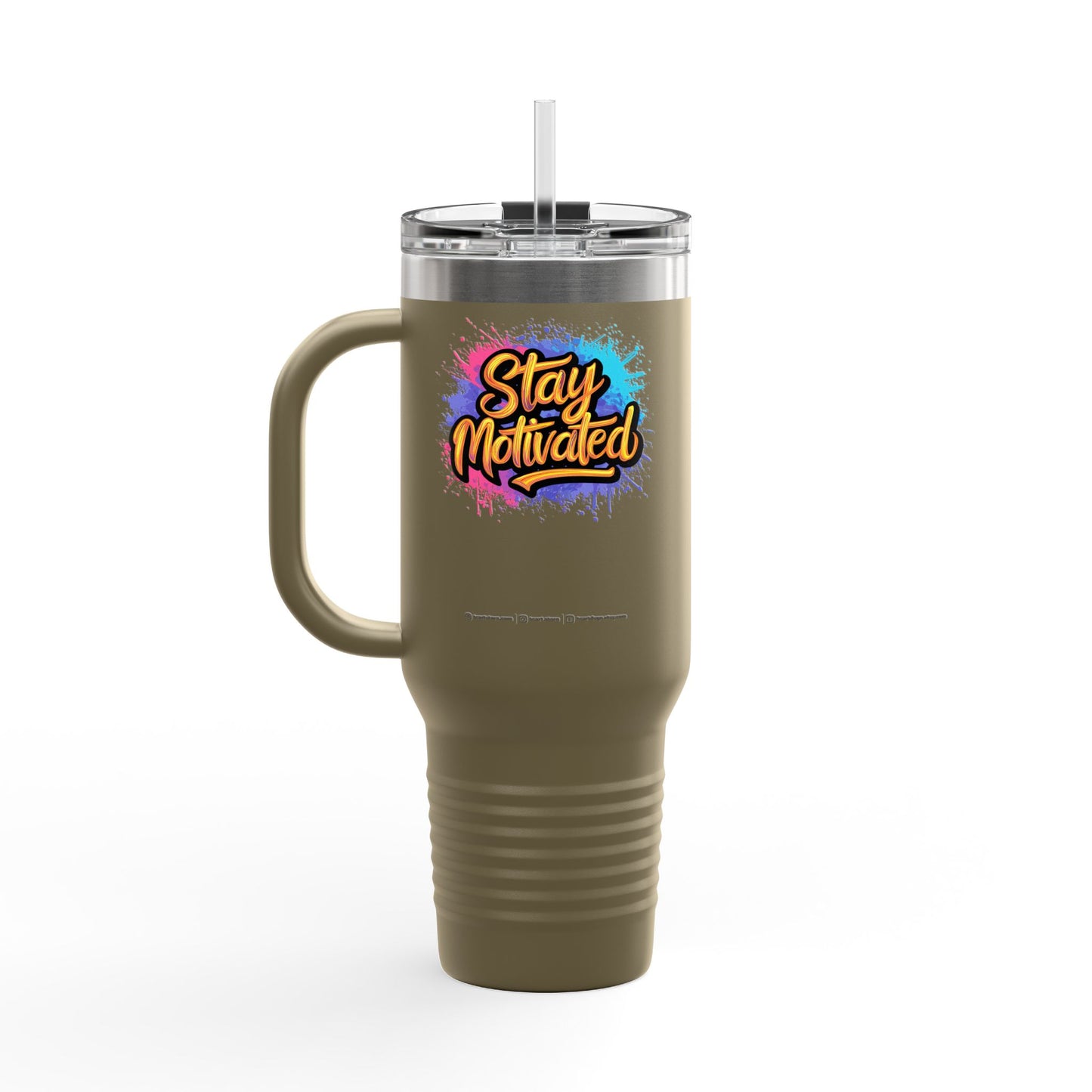 Stay Motivated Insulated Travel Mug, 40oz