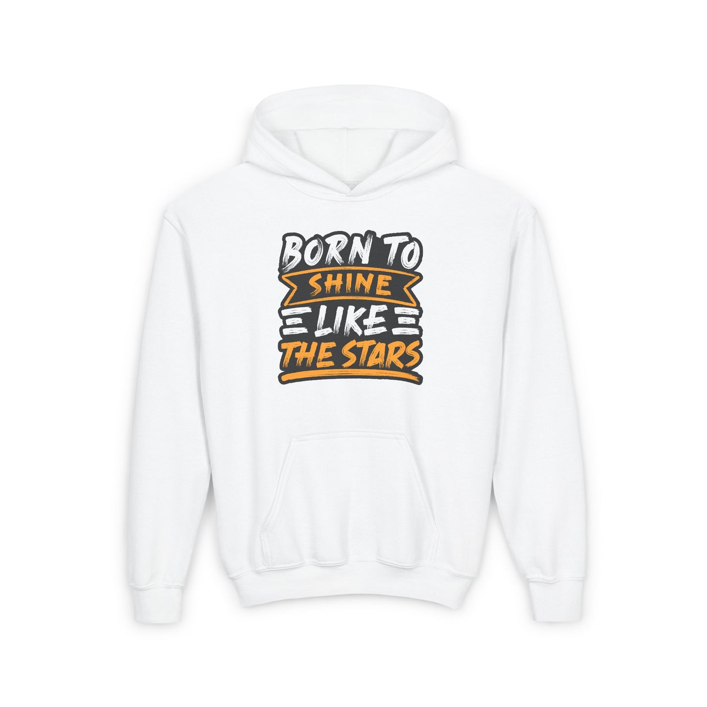 Born To Shine Like The Stars Youth Heavy Blend Hooded Sweatshirt