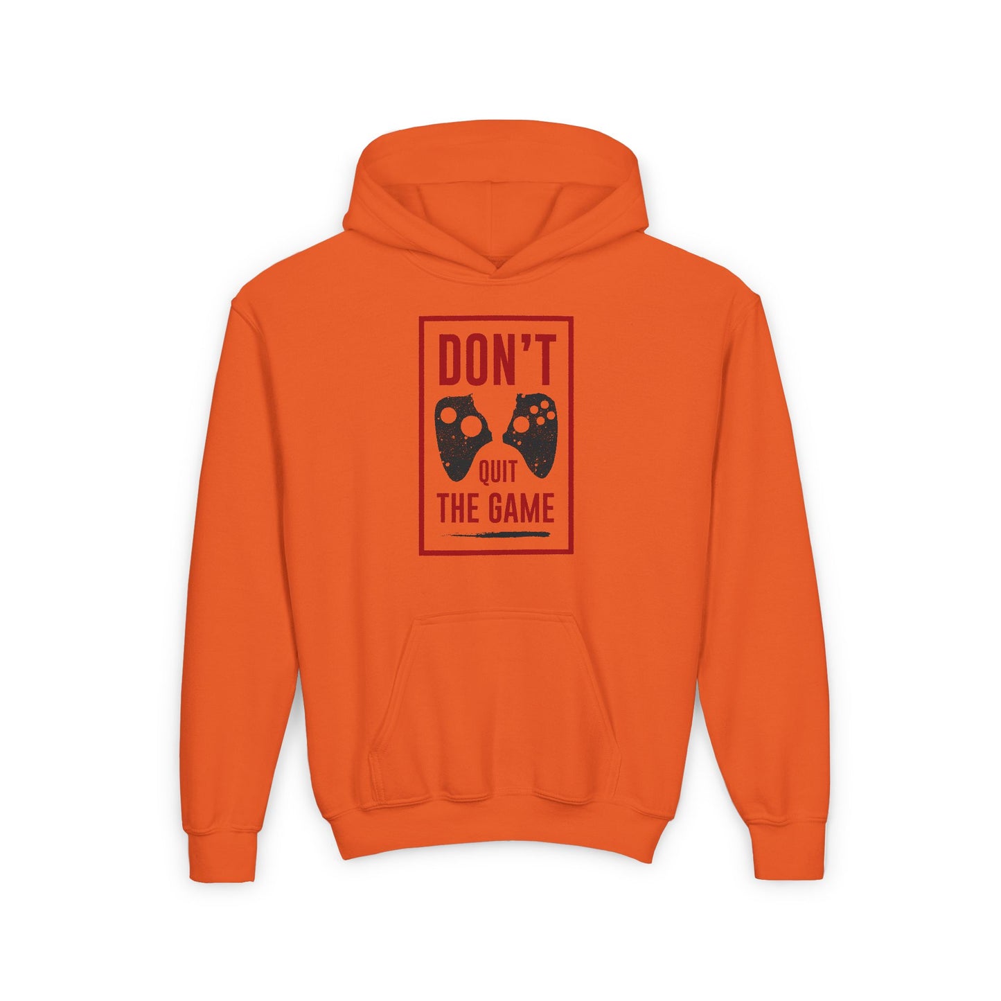 Don't Quit The Game Youth Heavy Blend Hooded Sweatshirt