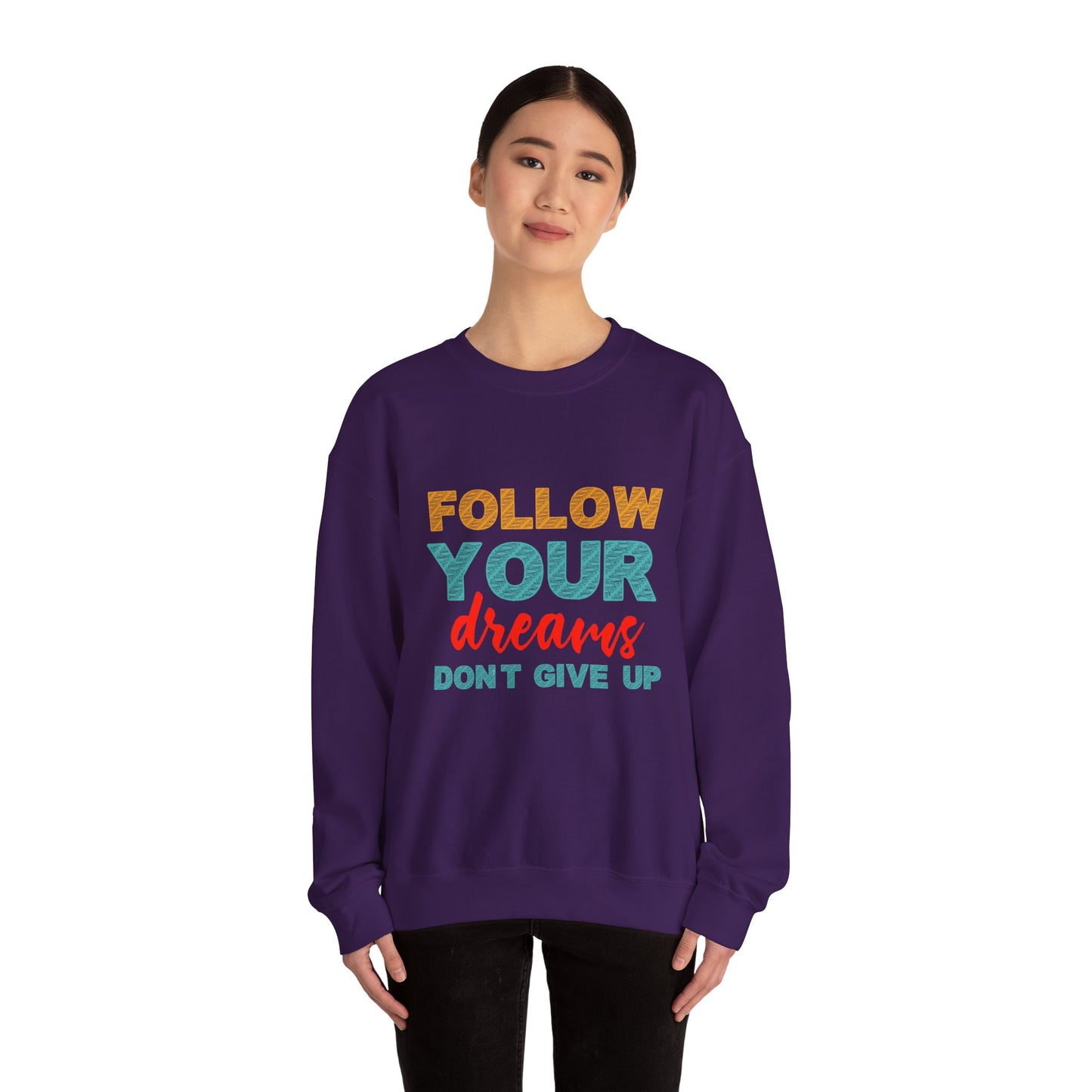 Follow Your Dreams Unisex Heavy Blend™ Crewneck Sweatshirt
