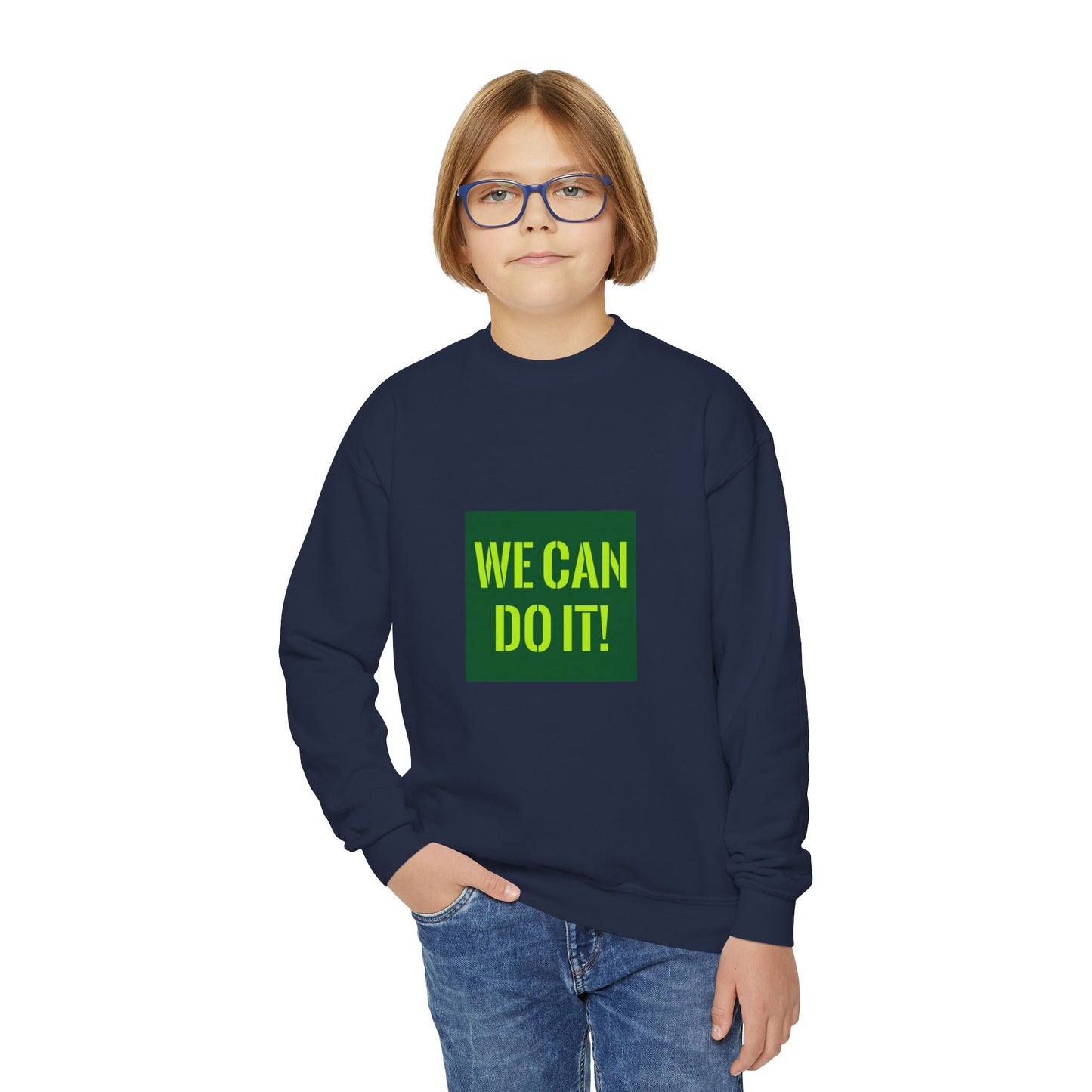 We Can Do It Youth Crewneck Sweatshirt