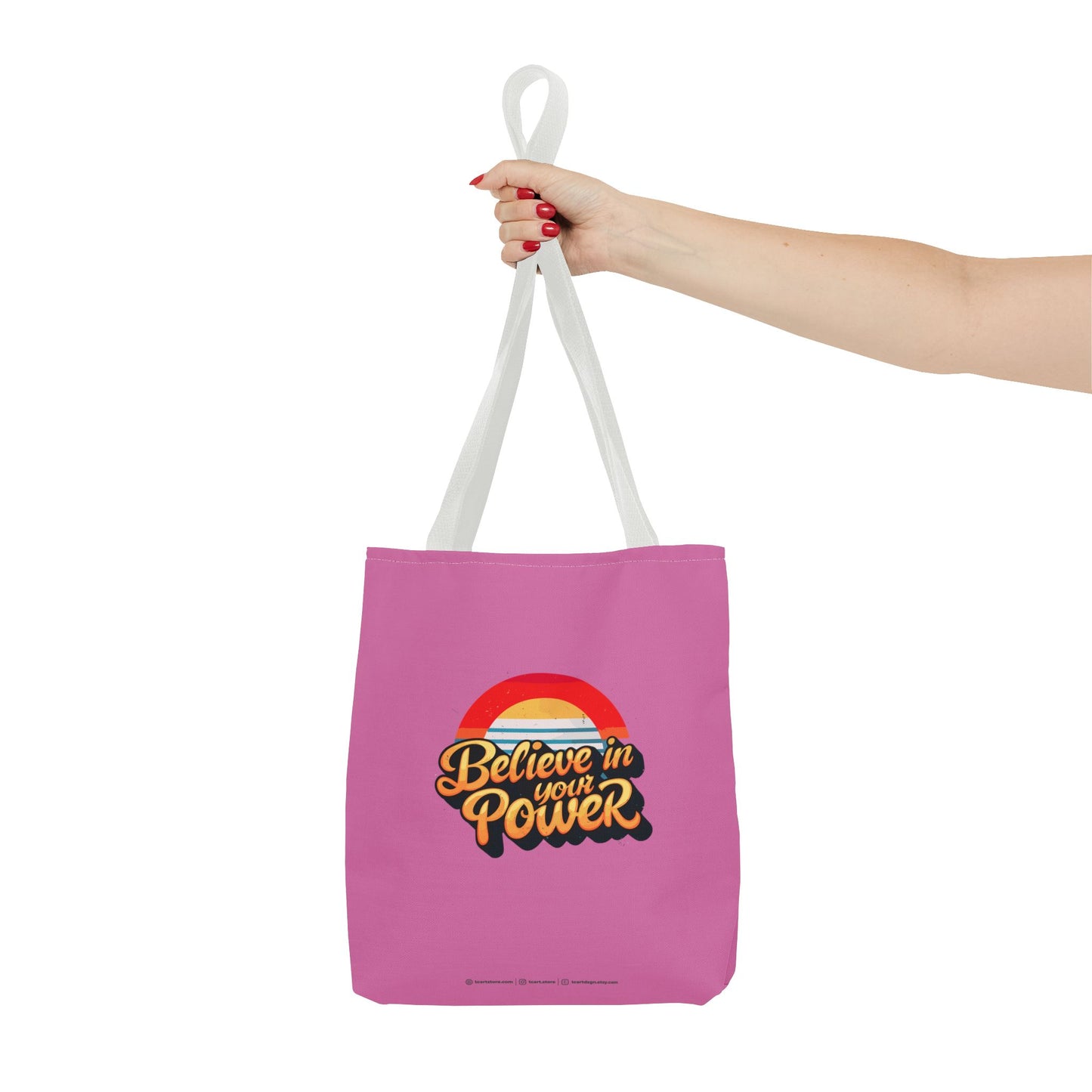 Believe In Your Power Tote Bag (AOP)